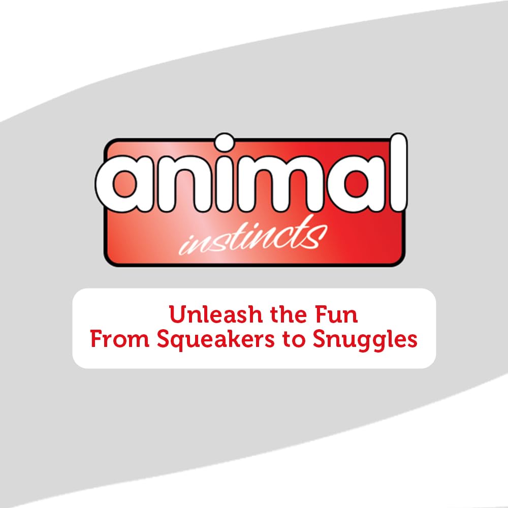Animal Instincts Winston Walrus Squeak Toy - Small, Ultra Soft Fabric | Machine Washable 8