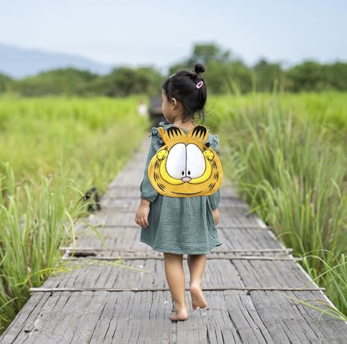 CYP BRAND Kinderrucksack mit Garfield-Plüschgesicht 10