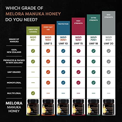 Melora Manuka Honey - 40 MGO | 500g Pure & Traceable New Zealand Honey 4