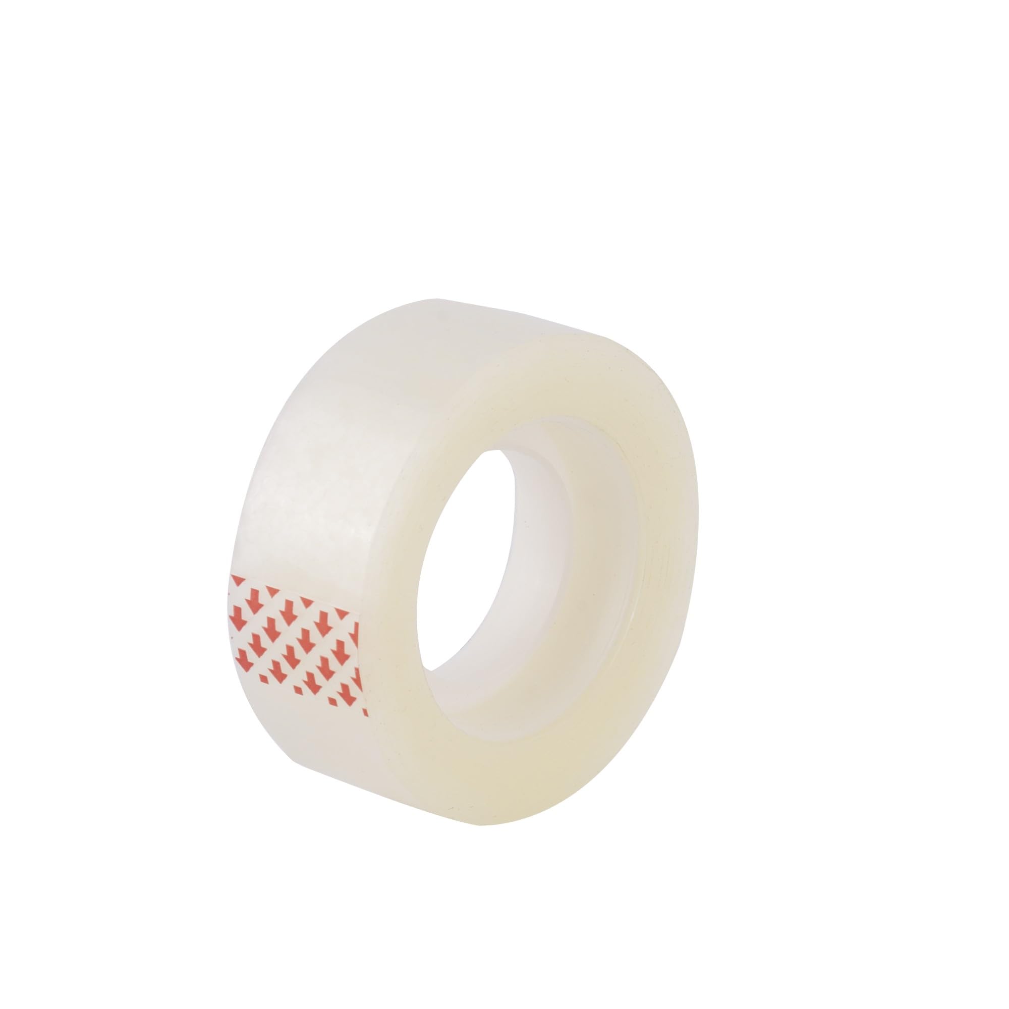 D.RECT Transparent Adhesive Tape with Dispenser - 19mm x 33m | Strong PP Film | Long Lasting