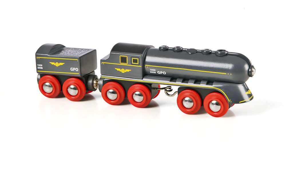 BRIO World Speedy Bullet Engine Train Toy - Wooden Educational Playset for Kids 3+ 3