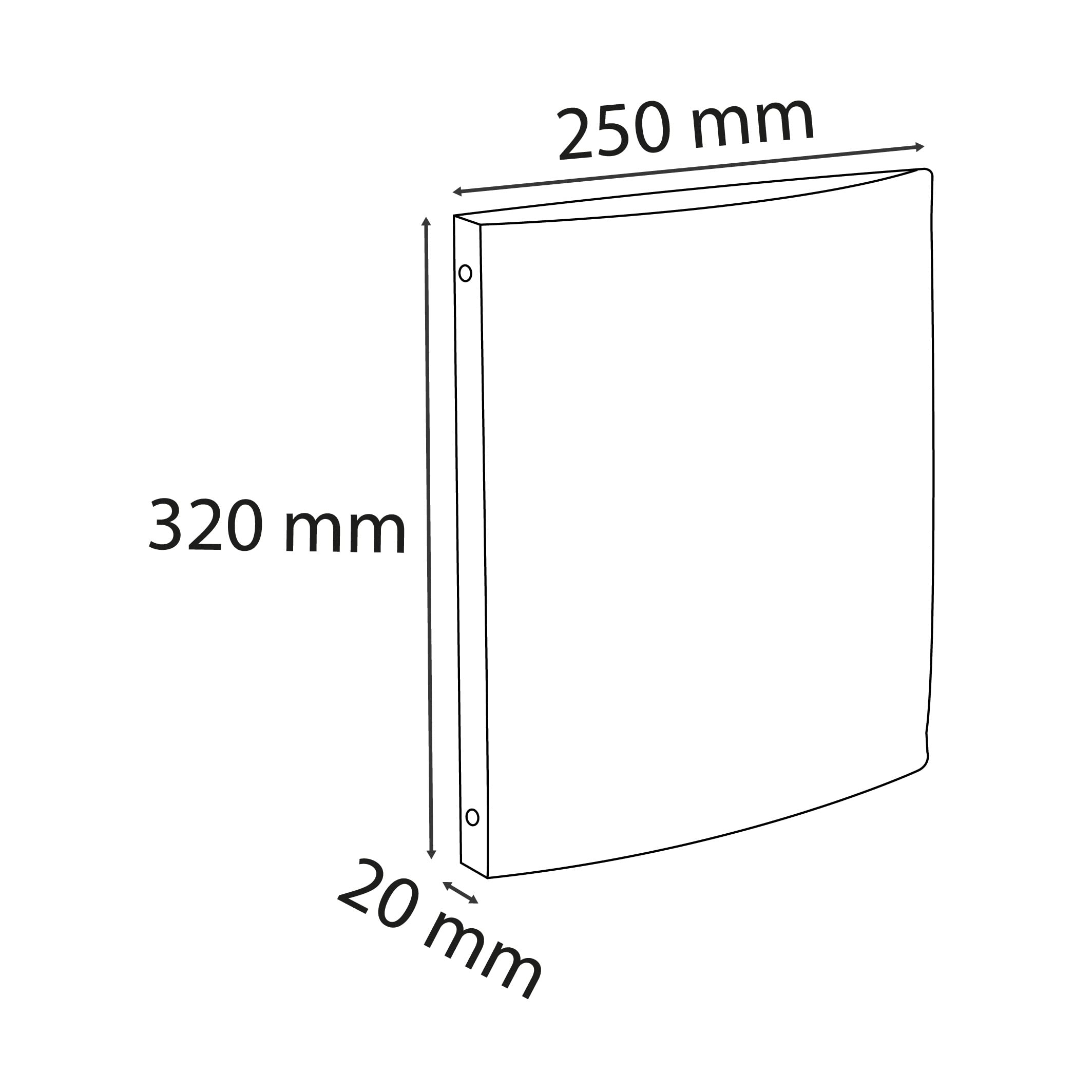 Exacompta Skandi Soft O-Ring Binders - Pack of 4 | 15mm Rings | A4 | 140 Sheet Capacity 3