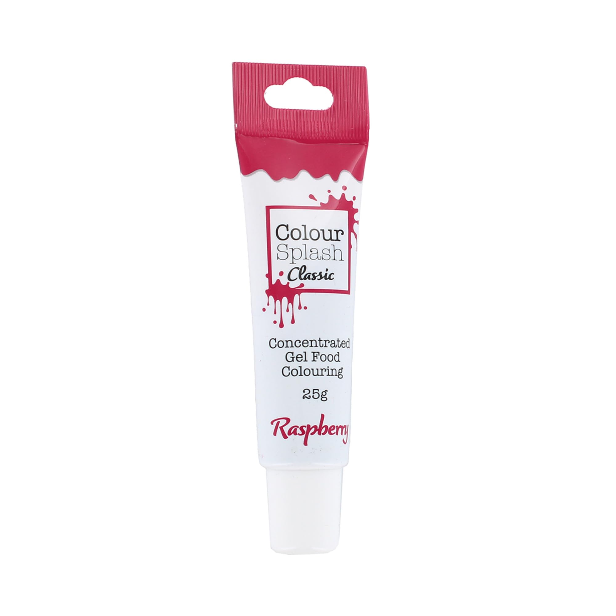 Colour Splash Food Colouring Gel - Raspberry | Highly Concentrated | Easy to Use Tube 8