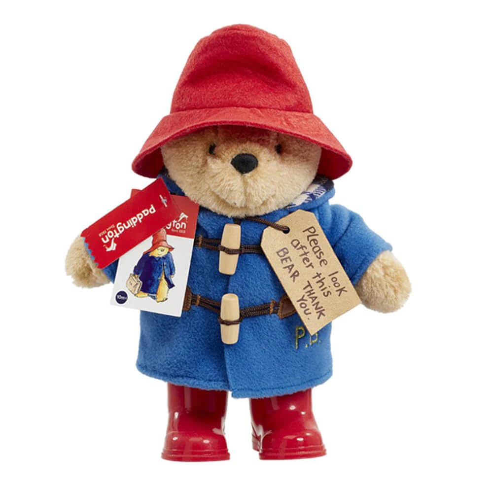 Paddington Bär Plüschtier – Klassischer blauer Dufflecoat mit Stiefeln, 24 cm 6