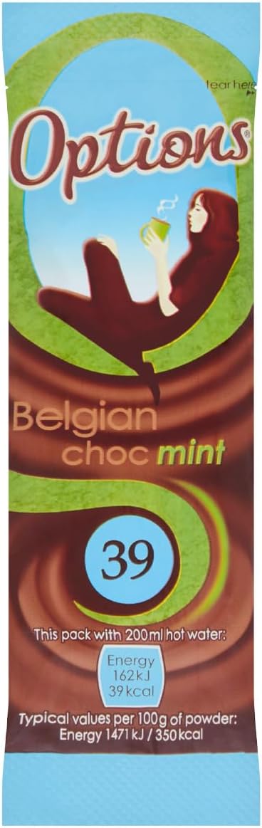Twinings - Options Belgische Minzschokoladenbeutel (30 x 11 g)