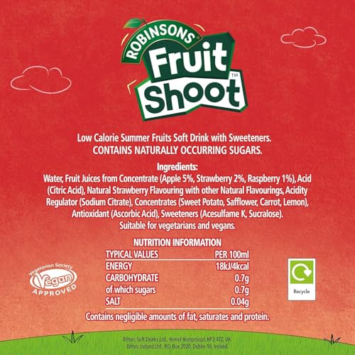 Fruit Shoot Sommerfrüchte - Vitaminreiches Fruchtsaftgetränk ohne Zuckerzusatz (200 ml, 8er Pack) 10