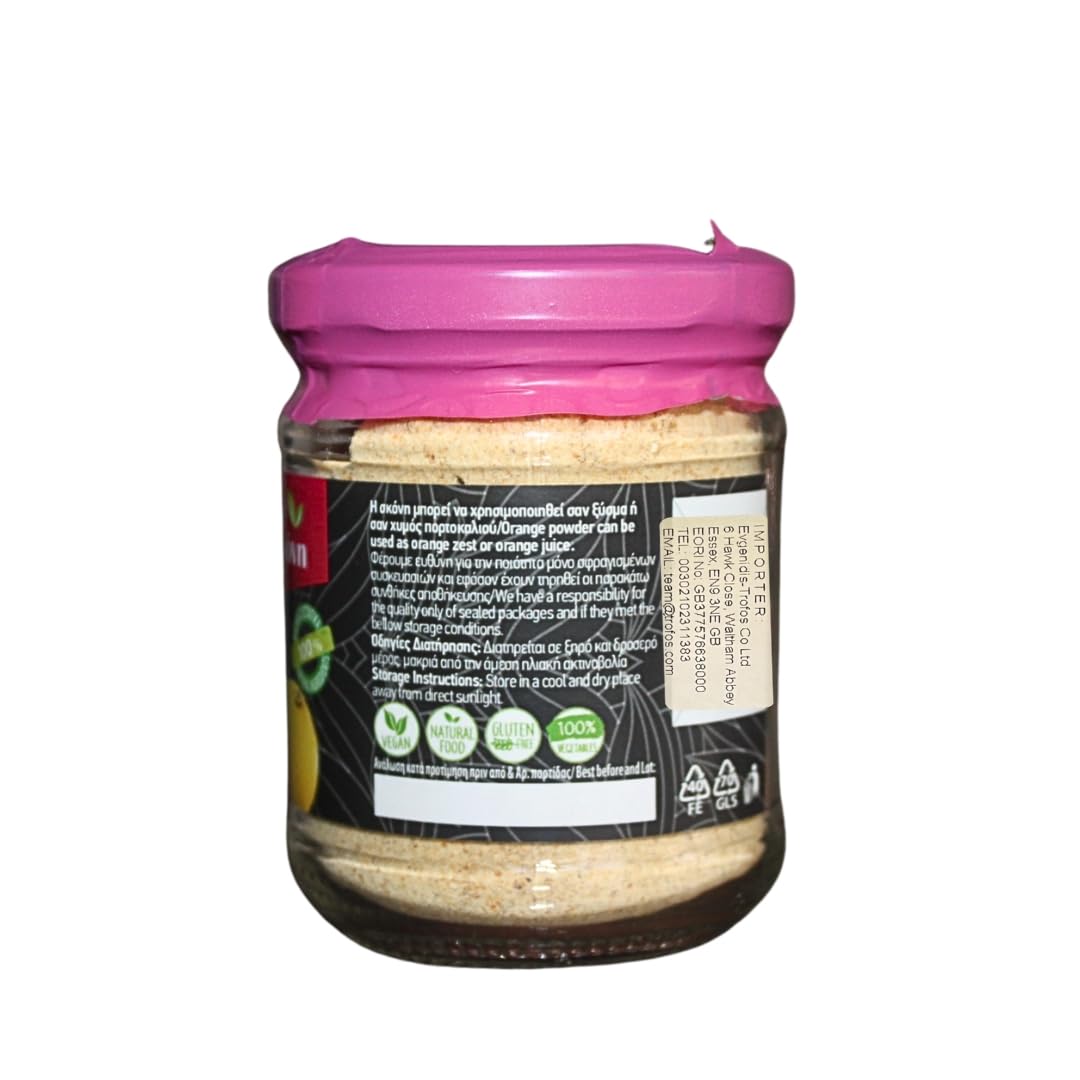 4G Greek Gaia's Global Gate Dried Lemon Powder - Natural Citrus Flavouring | 2 x 80g Pack (160g Total)