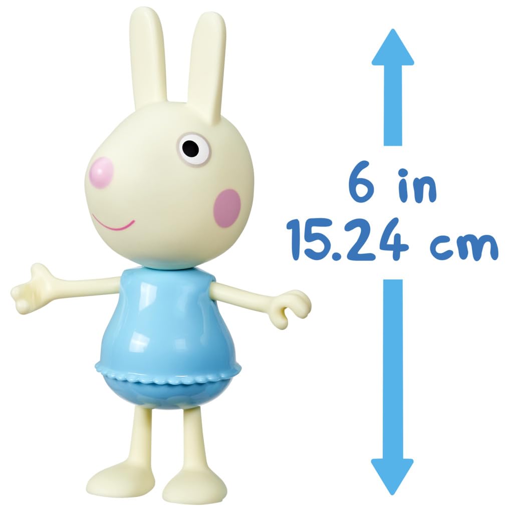 Peppa Pig Rebecca Rabbit Dress-Up Doll - 15 cm Figure with 6 Fashion Accessories | Ages 3+ | Plastic 2