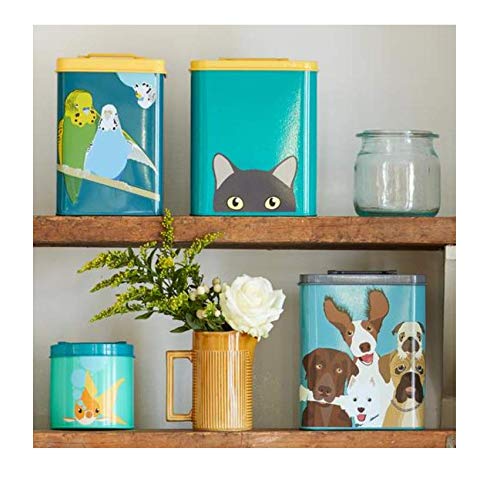 Burgon & Ball Creaturewares GCR/DOG Pet Food Storage Tin - 3.8L Capacity | Galvanized Steel 5