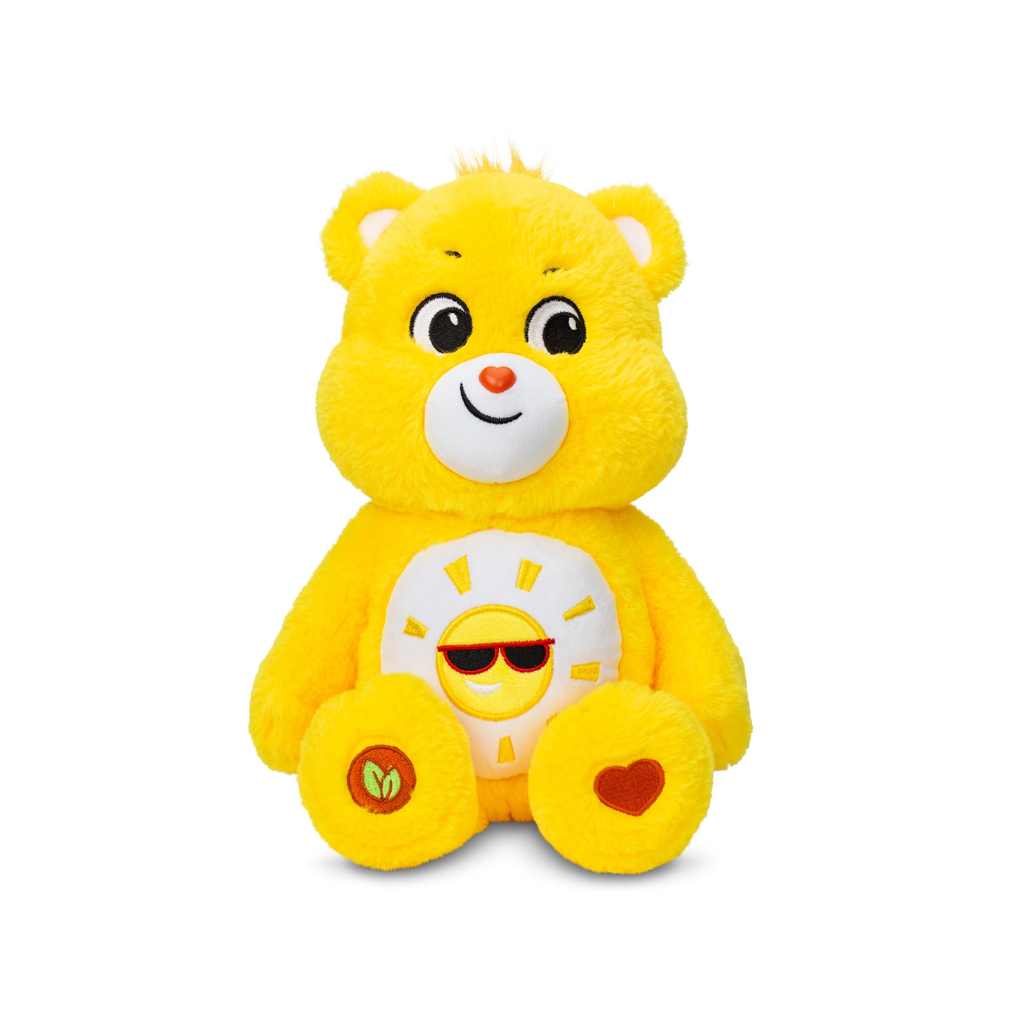 Care Bears Funshine Bear Medium Plush Toy - 35cm Yellow Stuffed Animal for Ages 4+