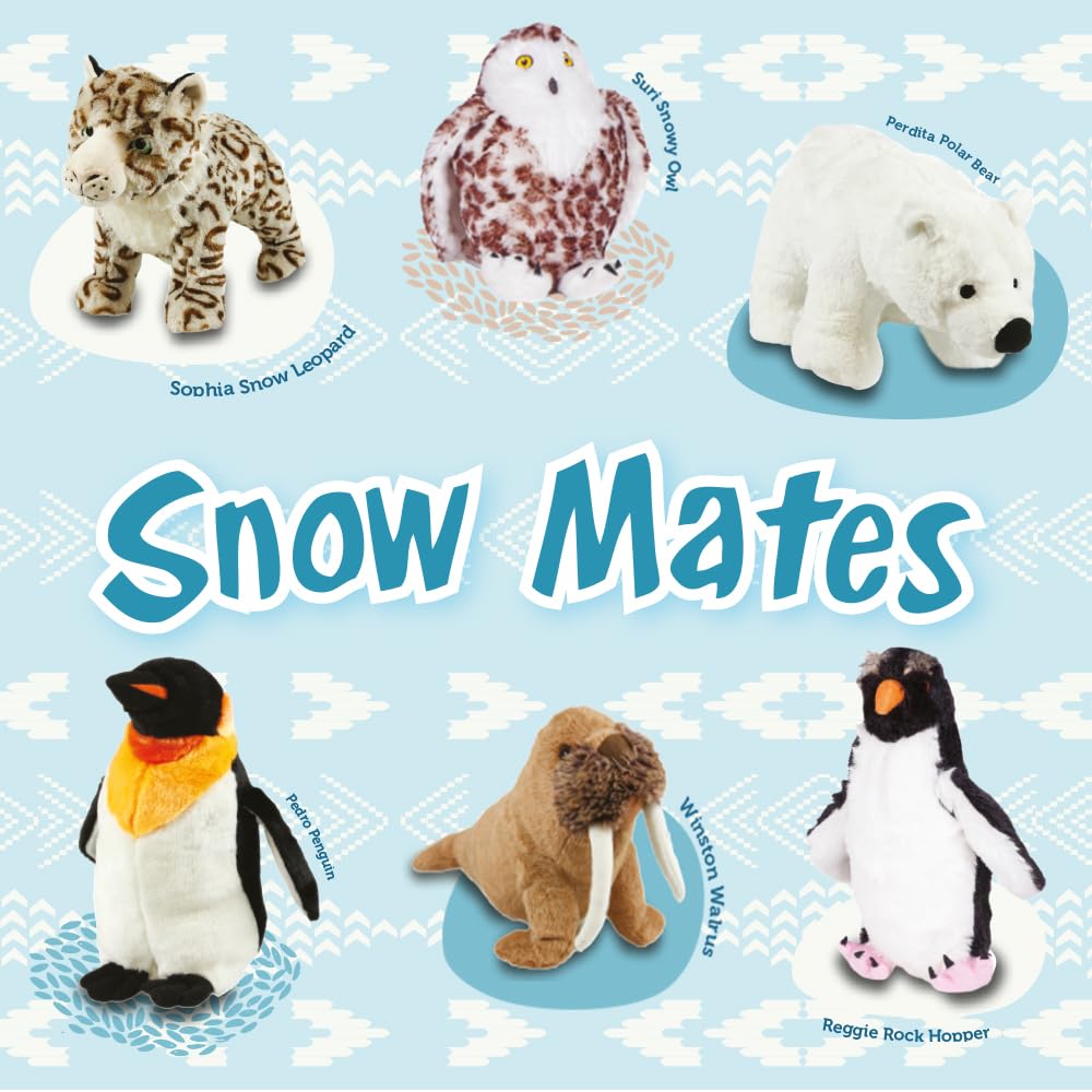 Animal Instincts Winston Walrus Squeak Toy - Small, Ultra Soft Fabric | Machine Washable 7