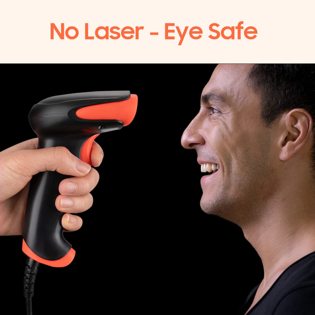 Tera 1500C CCD USB Wired 1D Barcode Scanner | 1500 Pixel Imaging | Reads Screen & Paper 2