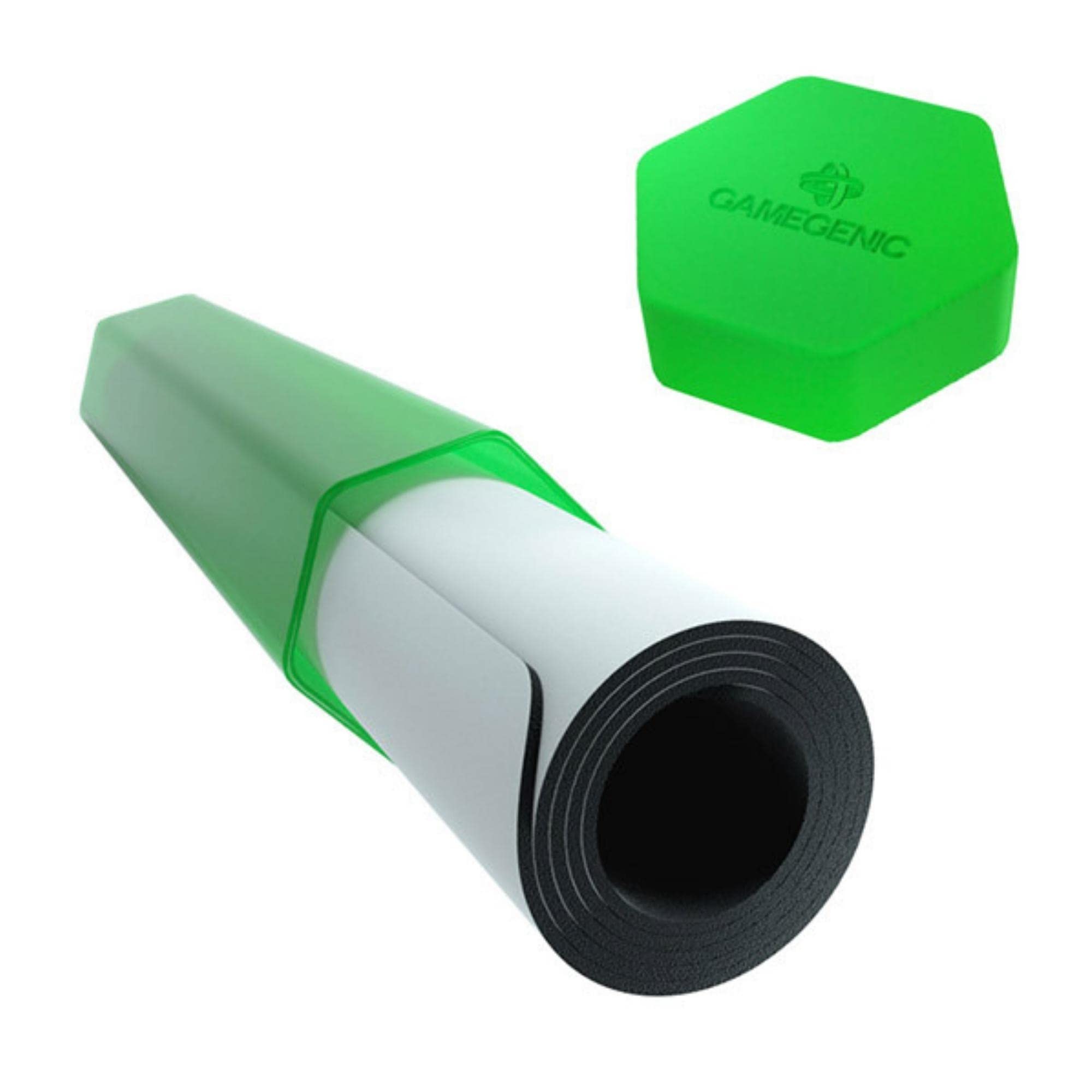 Gamegenic Playmat Tube - Secure Storage for Stitched/Unstitched Mats | Green PETG 4
