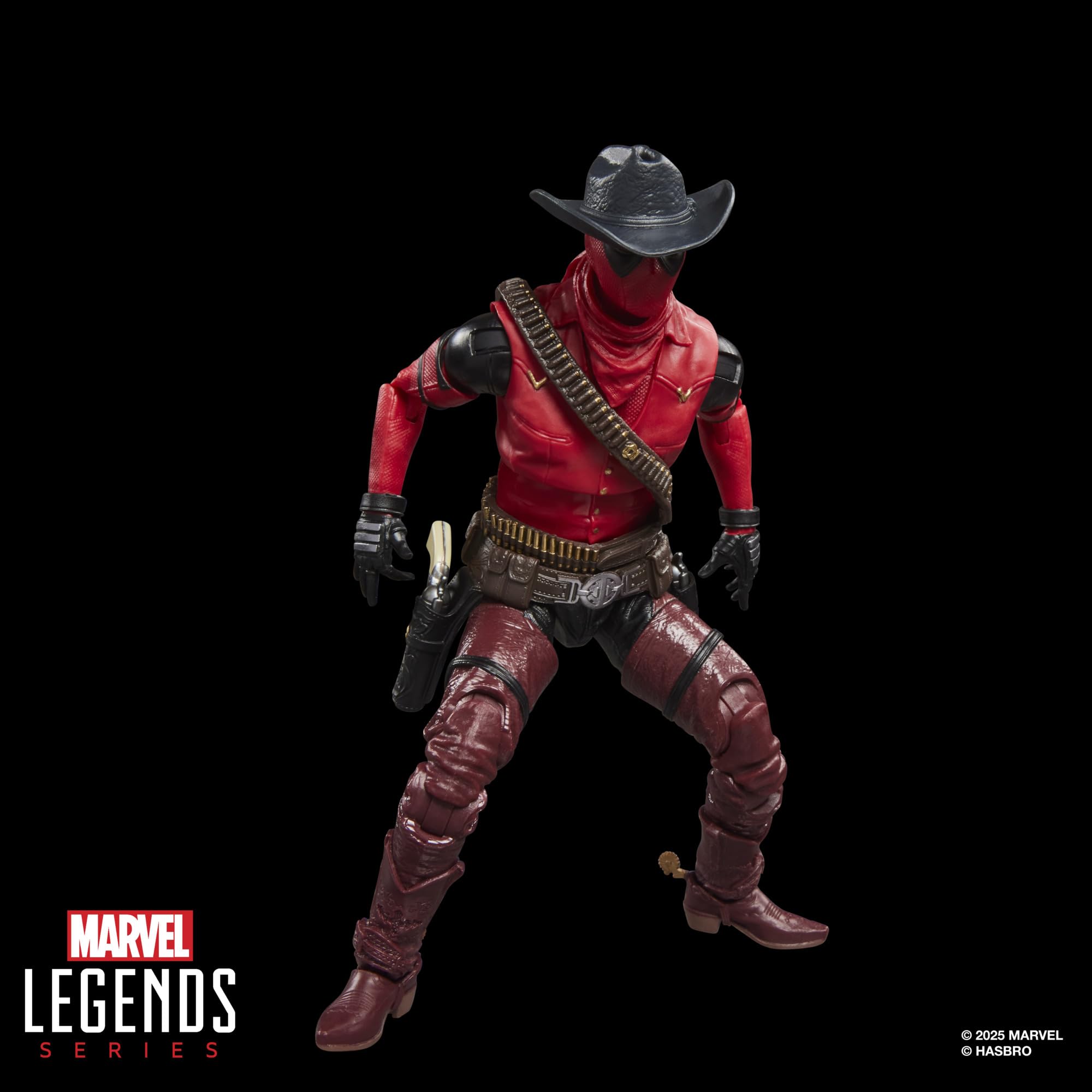 Marvel Cowboypool Action Figure - 6-Inch Scale | 20+ Points of Articulation | 7 Accessories 3
