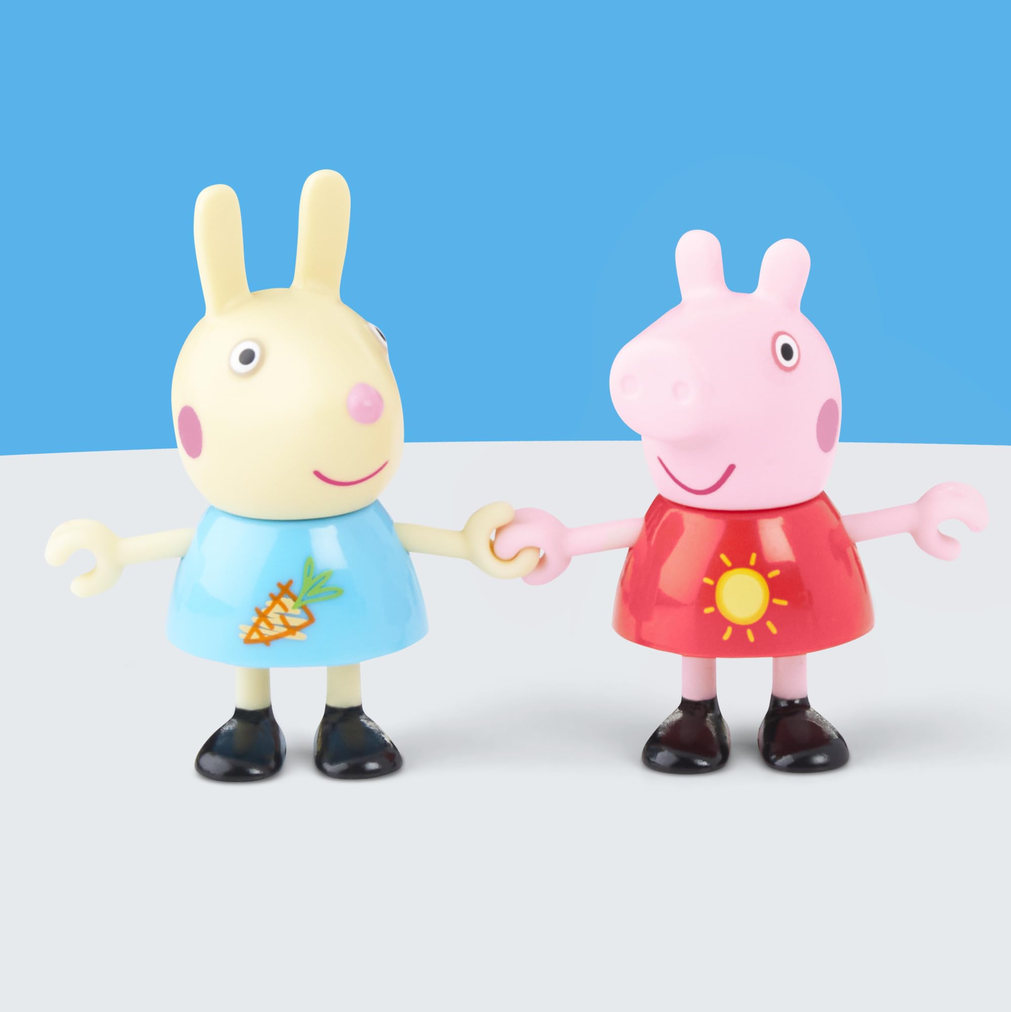 Peppa Pig Peppa's Outside Fun Playset - Playground-Themed Toy with Swing & Seesaw for Ages 3+
