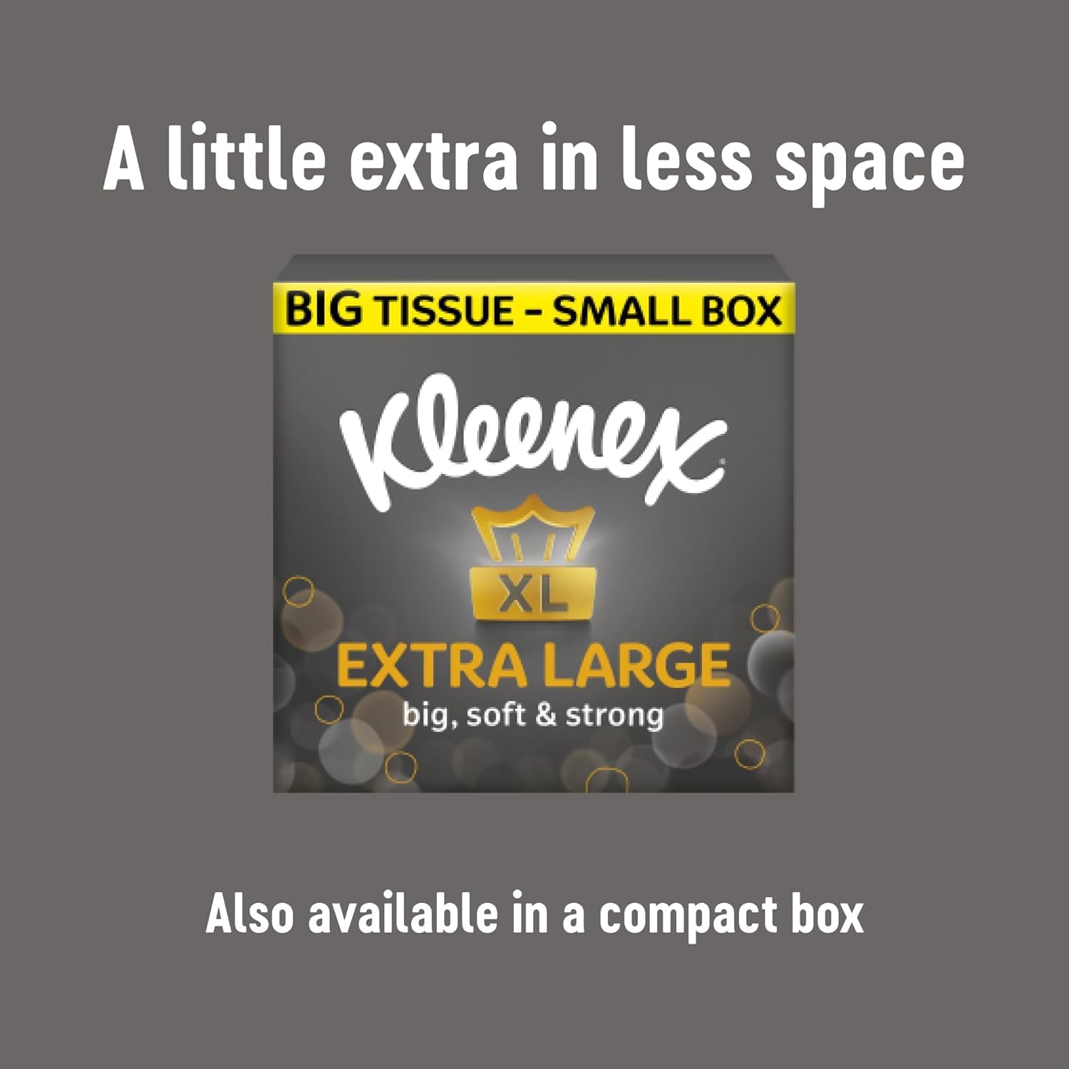 Kleenex Extra Large Facial Tissues - Compact Box Twin Pack | Strong & Soft | Unscented 5
