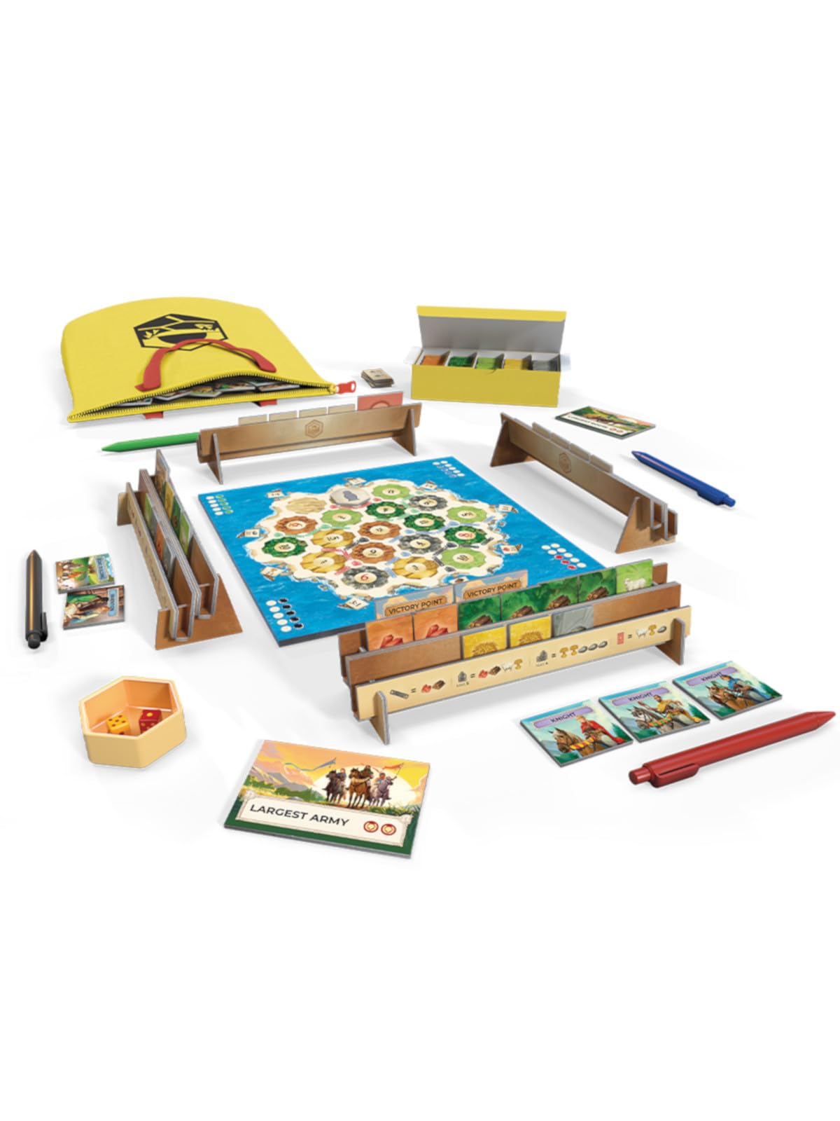 CATAN Zip! Travel Strategy Game | Ages 10+ | 3-4 Players | 1 Hour Playtime