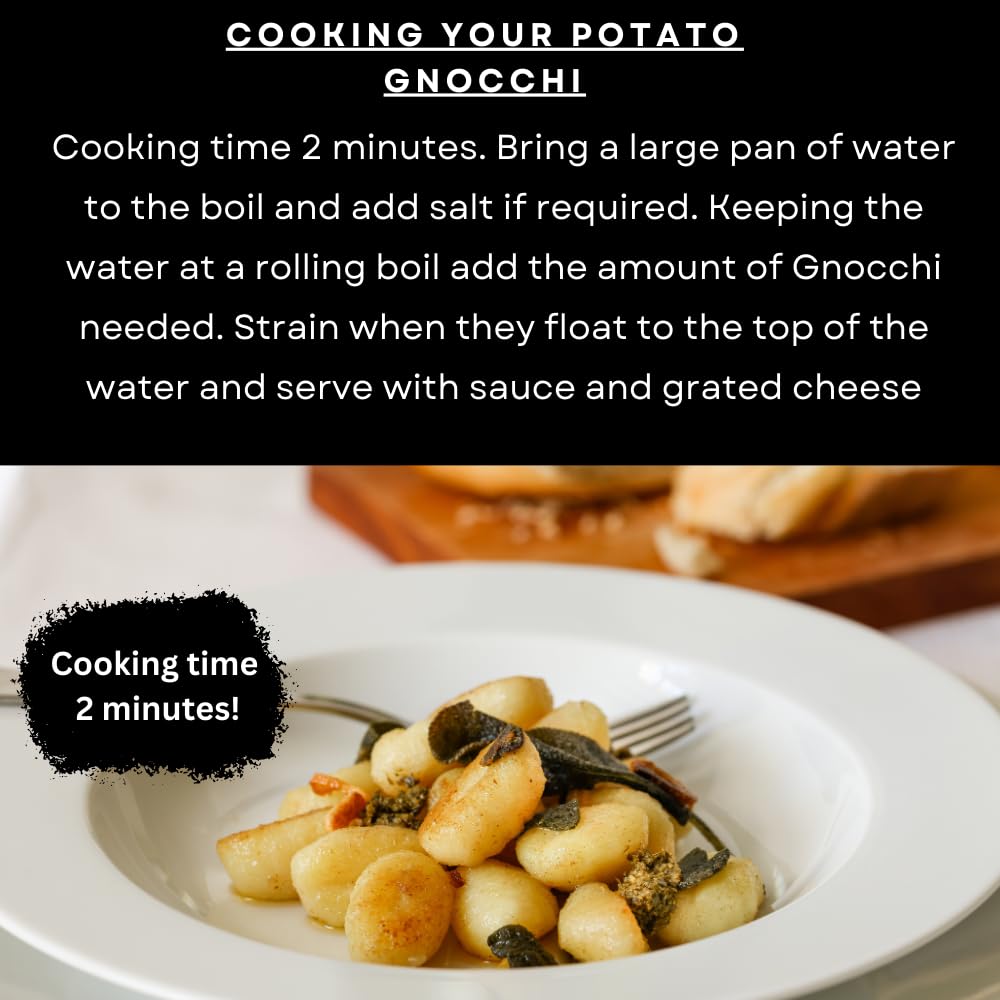 Garofalo Potato Gnocchi - Soft Nuggets | Cooks in 2 Minutes | 500g 5