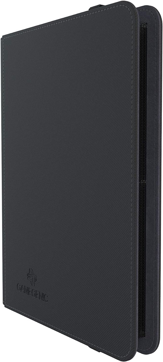 Gamegenic Prime Album 8-Pocket - Black | Holds 160 Sleeved Cards | Nexofyber Surface