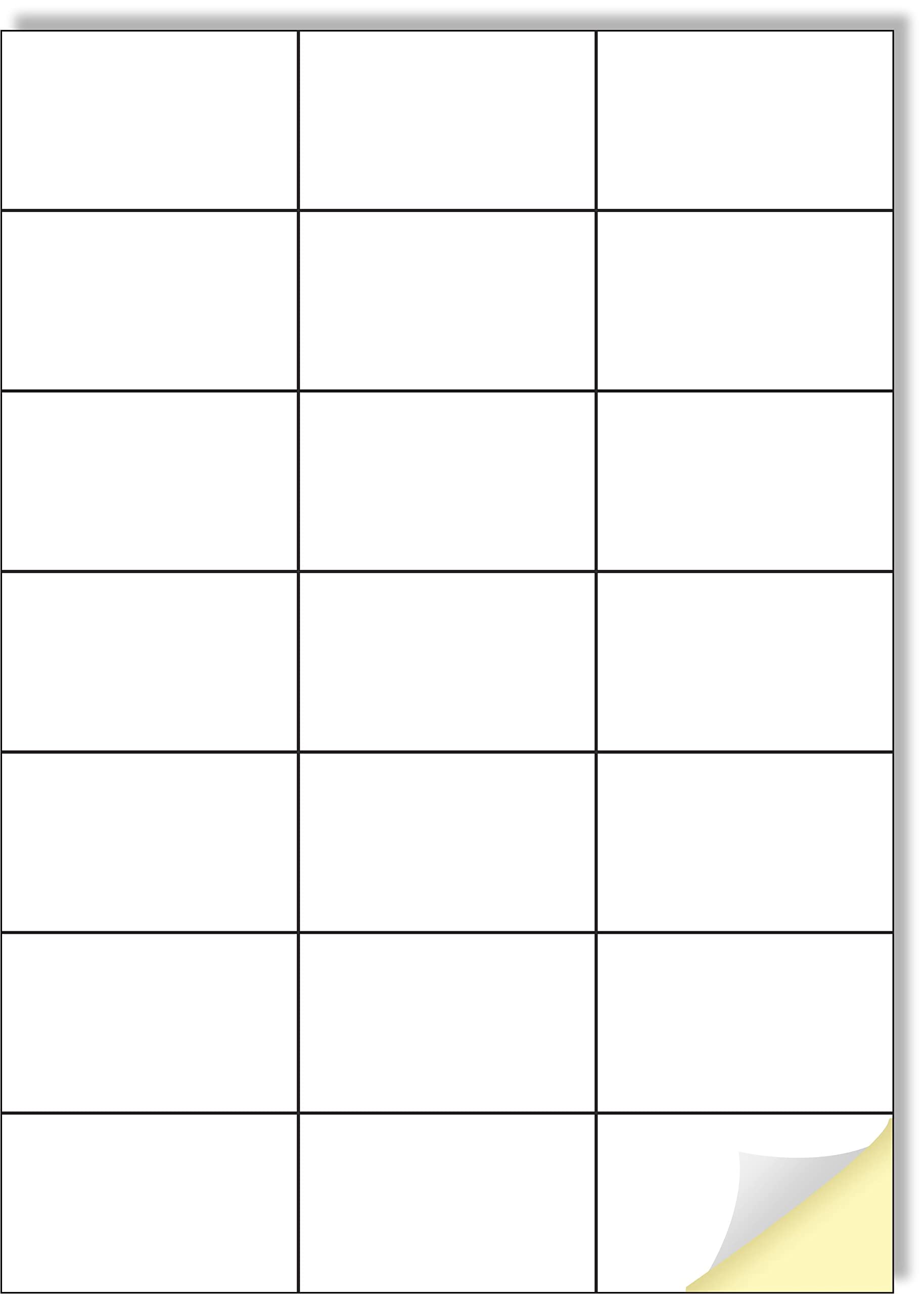 Creavvee Printable White Paper Labels 70 x 42.3 mm | 21 Stickers per Sheet | 525 Total Labels | Model 2015-1