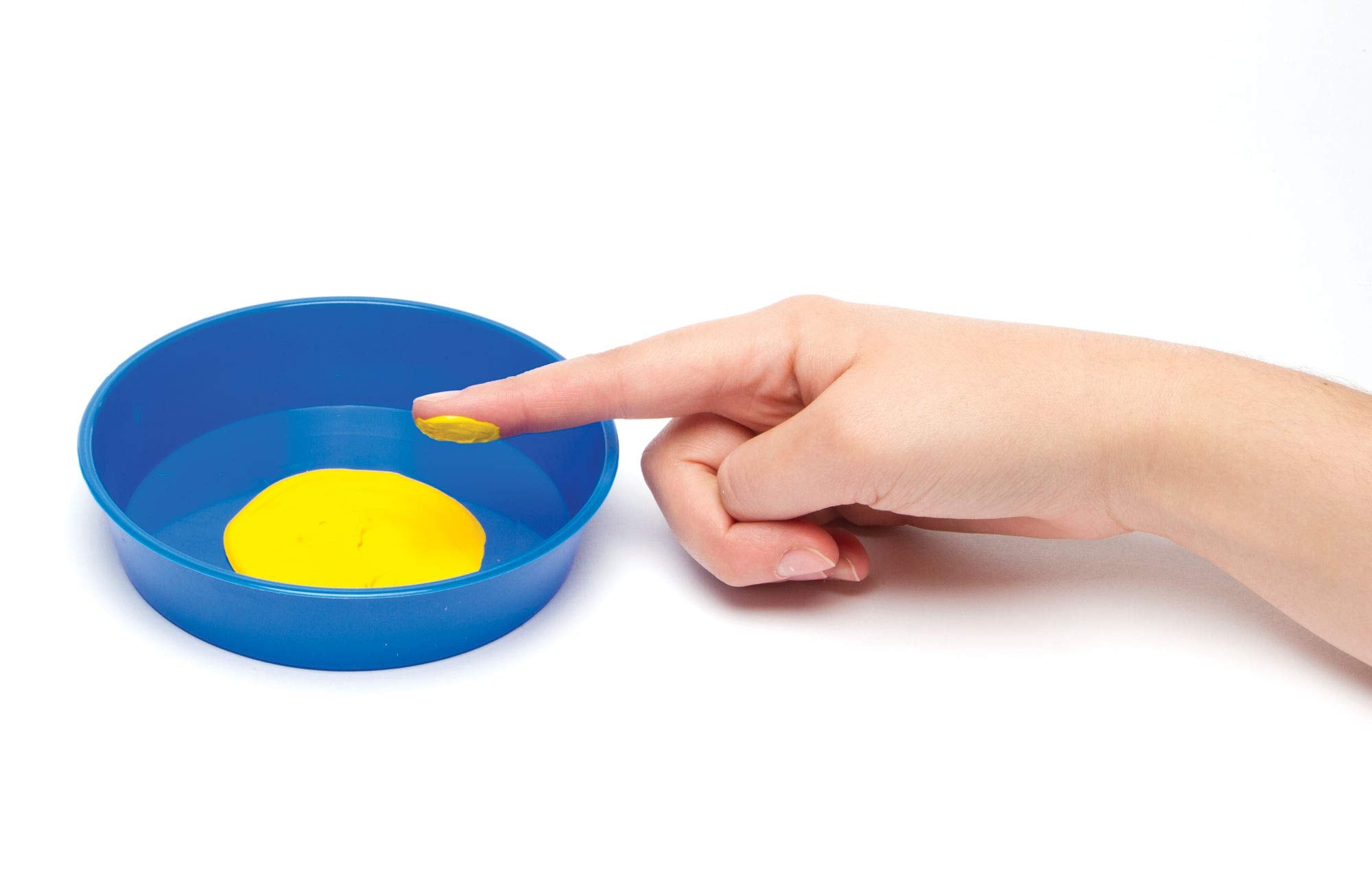 Baker Ross AG560 Plastic Paint Palettes for Kids - Pack of 10, Assorted Colors | 13 cm Diameter 4