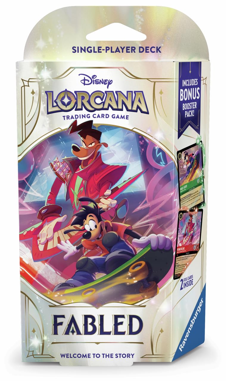 Ravensburger Disney Lorcana Trading Card Game - Starter Deck A - Fabled Set | Ages 8+