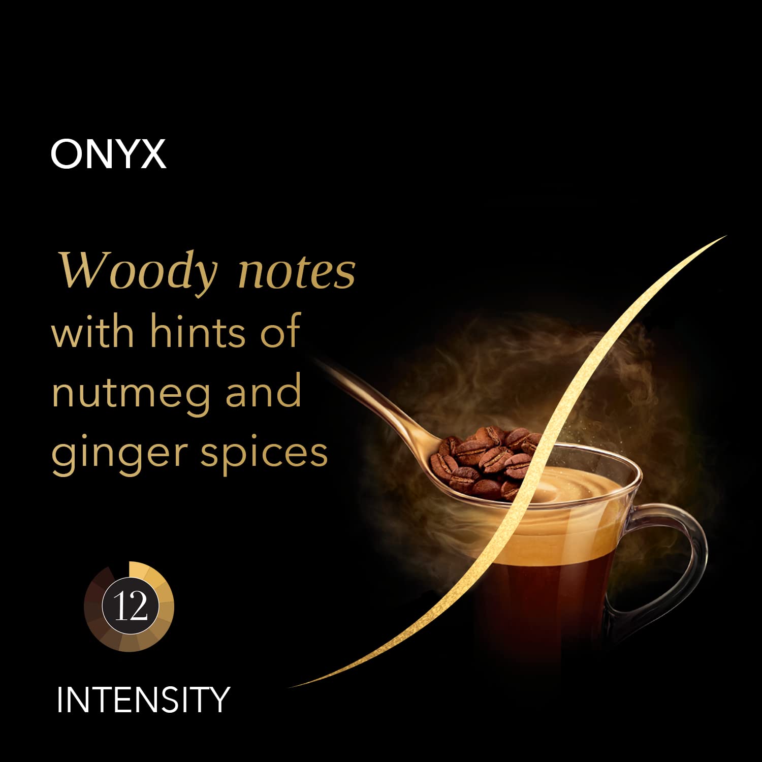 L"OR Espresso Onyx Coffee Beans 500g - Intense Dark Roast Blend