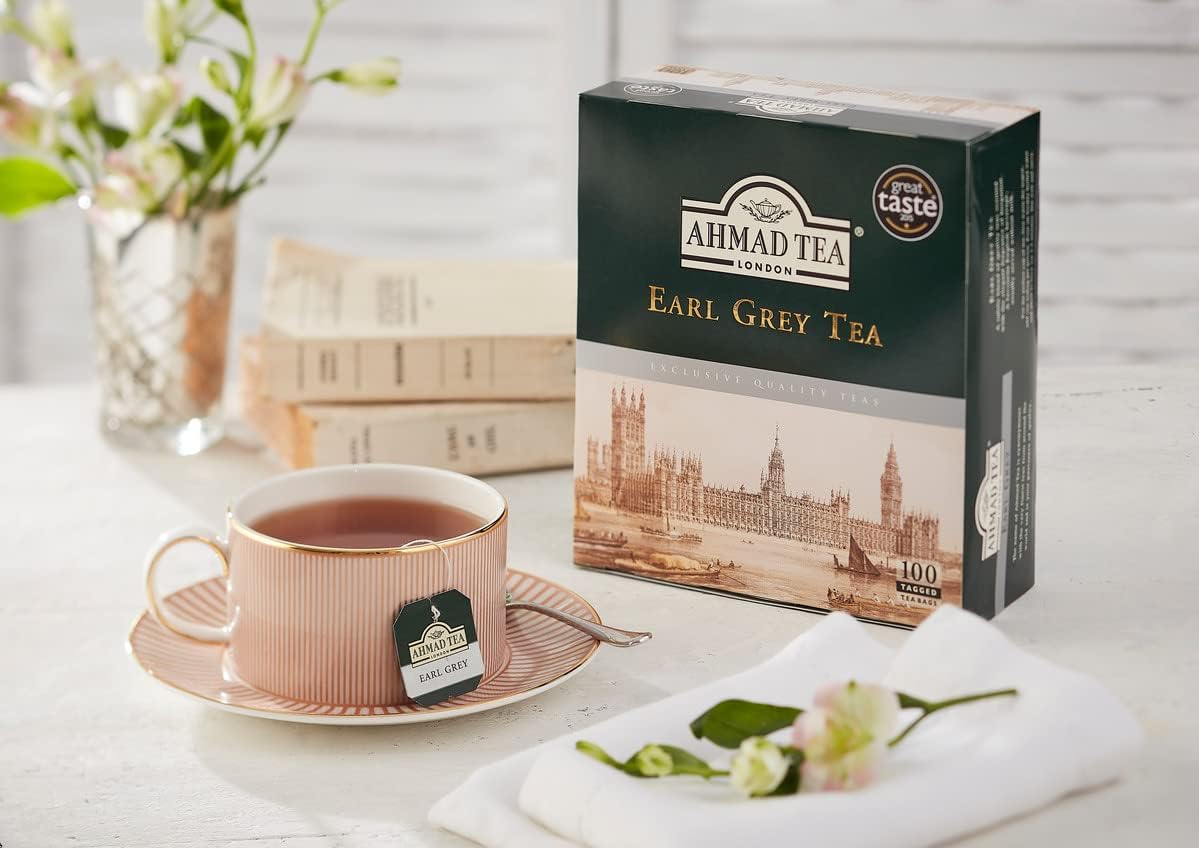 Ahmad Tea - Earl Grey Schwarztee (100 Teebeutel) 5