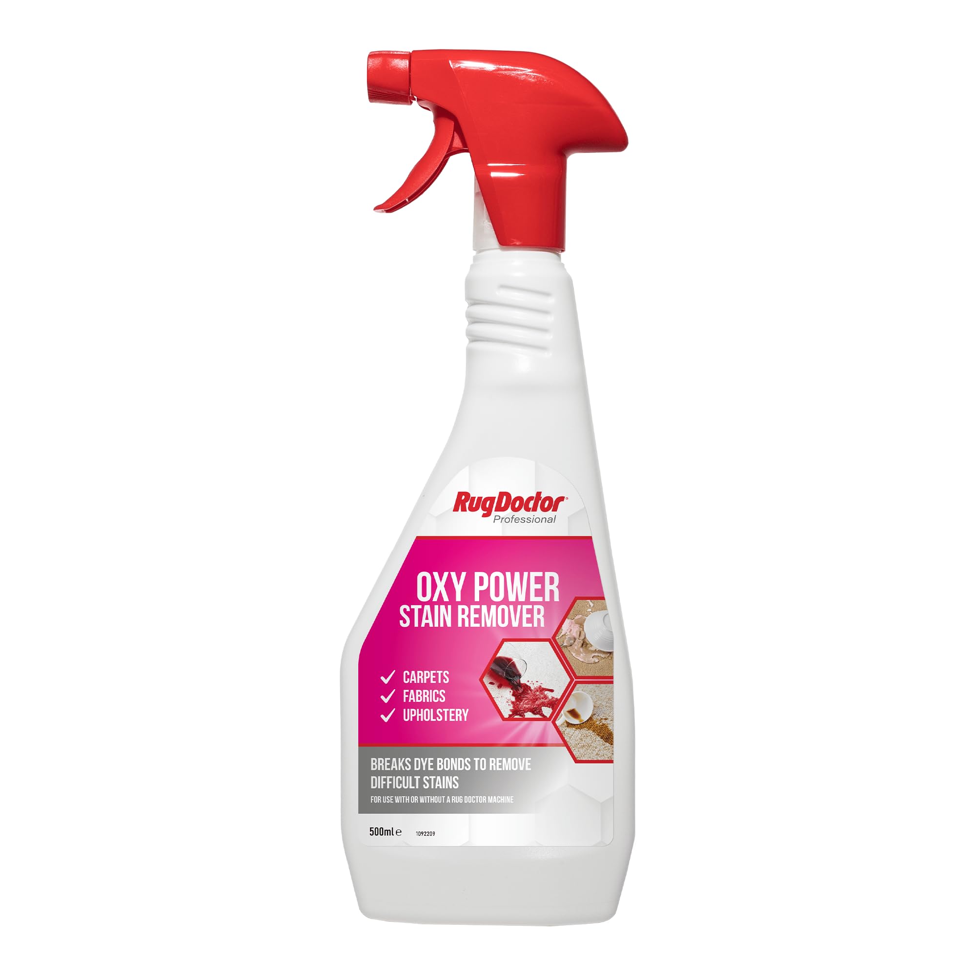 Rug Doctor Oxy Power Stain Remover - Oxygen Boosted Stain Removal | 500 ml Trigger Spray