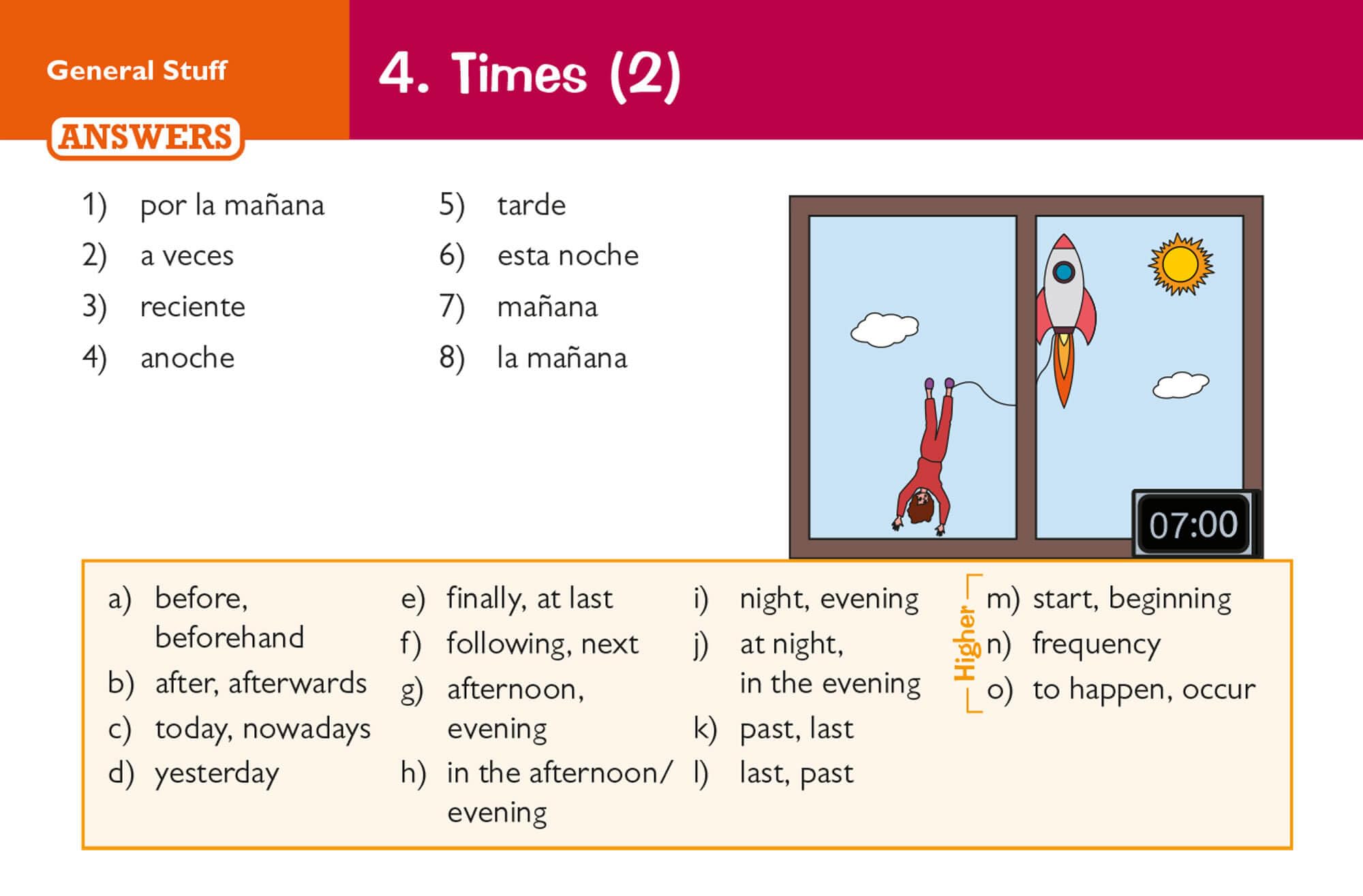 CGP New GCSE AQA Spanish: Vocabulary Revision Question Cards for Exams from 2026 9