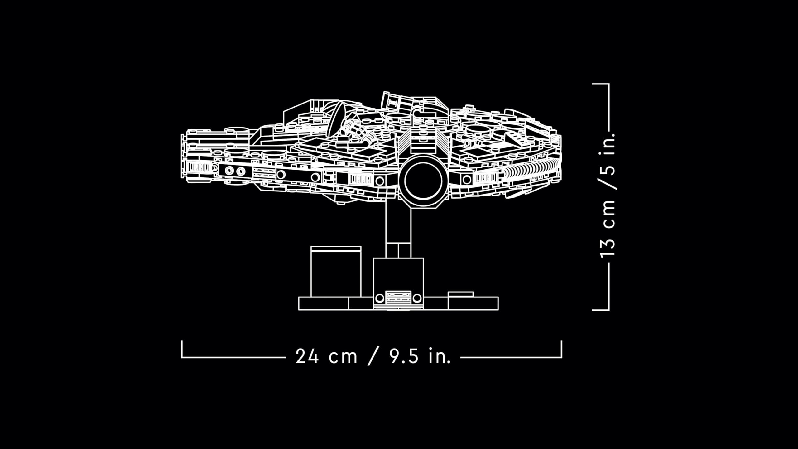 LEGO Star Wars Millenium Falcon 25th Anniversary Vehicle Building Set 75375 | 921 Pieces | Ages 18+ 7