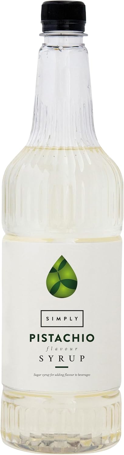 Simply – Pistaziensirup, veganer und nussfreier aromatisierter Sirup für Kaffee, Cocktails und Getränke