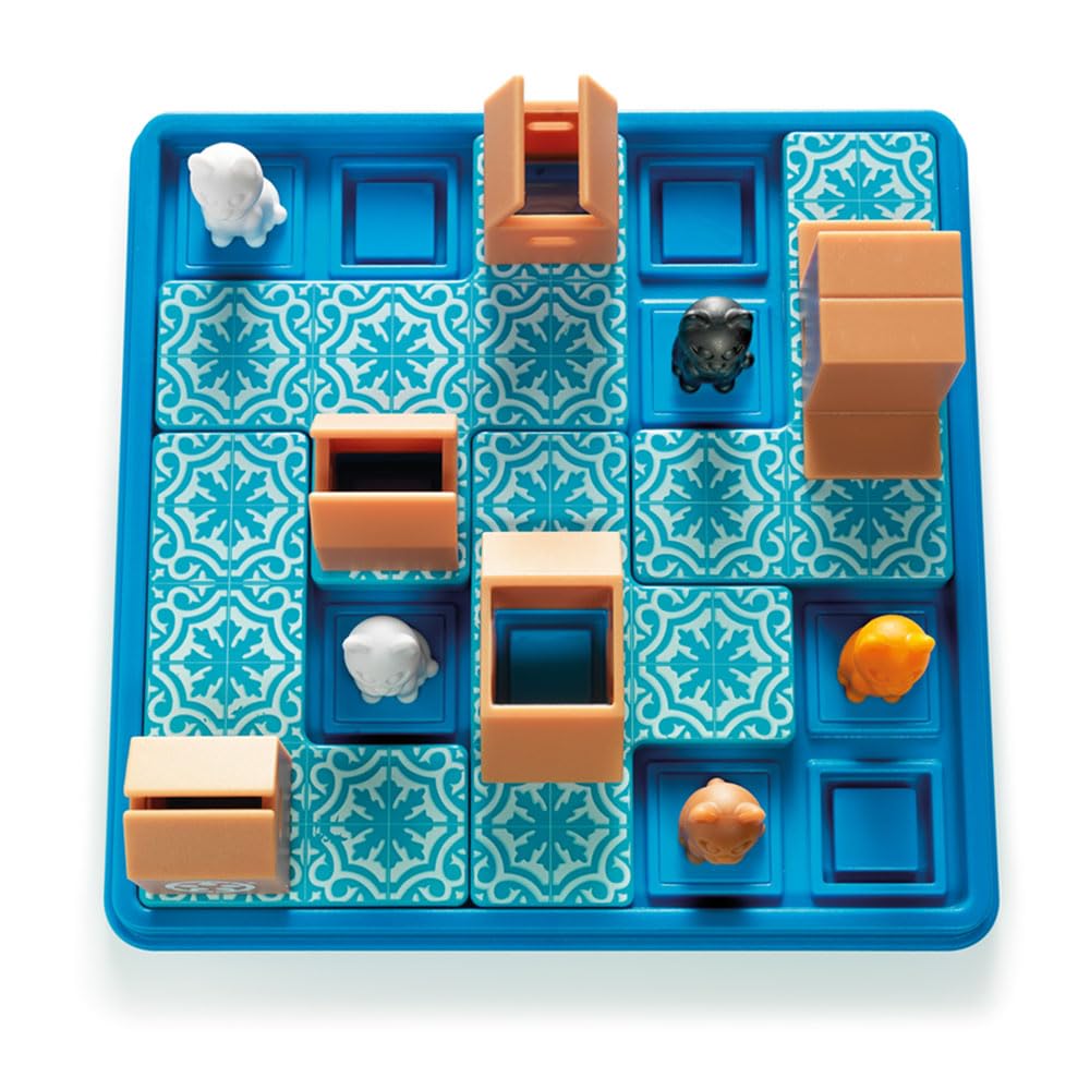 SmartGames - Cats & Boxes, Puzzle Game with 60 Challenges, 7+ Years 4