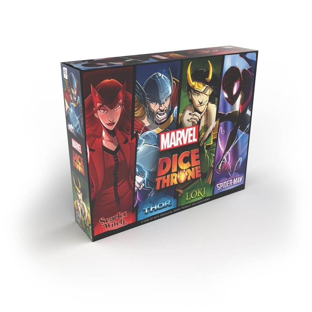 USAopoly Marvel Dice Throne 4-Hero Box Brettspiel