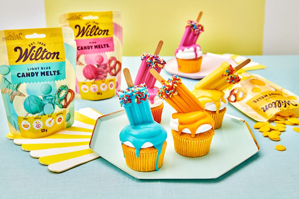 Wilton Candy Melts Red - Sweet Creamy Flavor Melting Candy for Molding & Dipping | 125g 6
