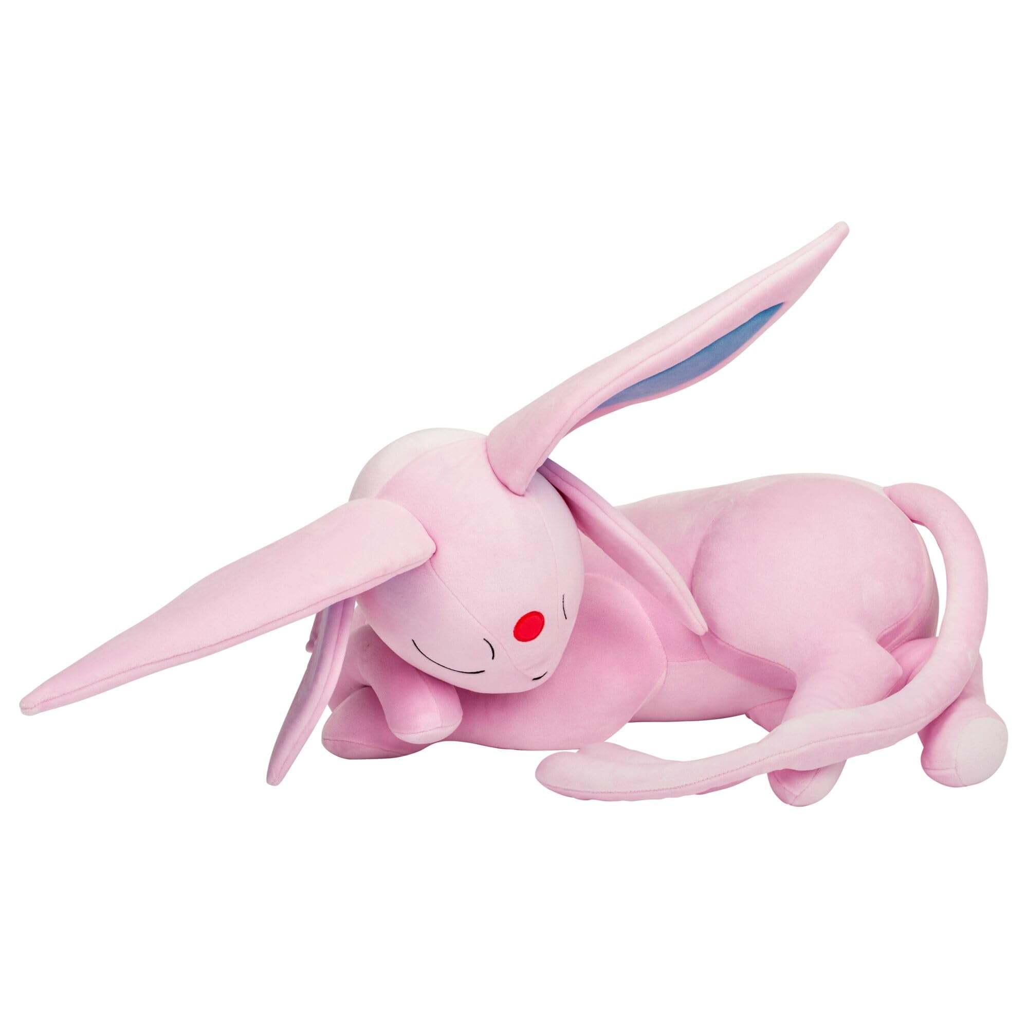 Jazwares Pokémon Espeon Sleeping Plush - 18-Inch Premium Polyester Stuffed Toy