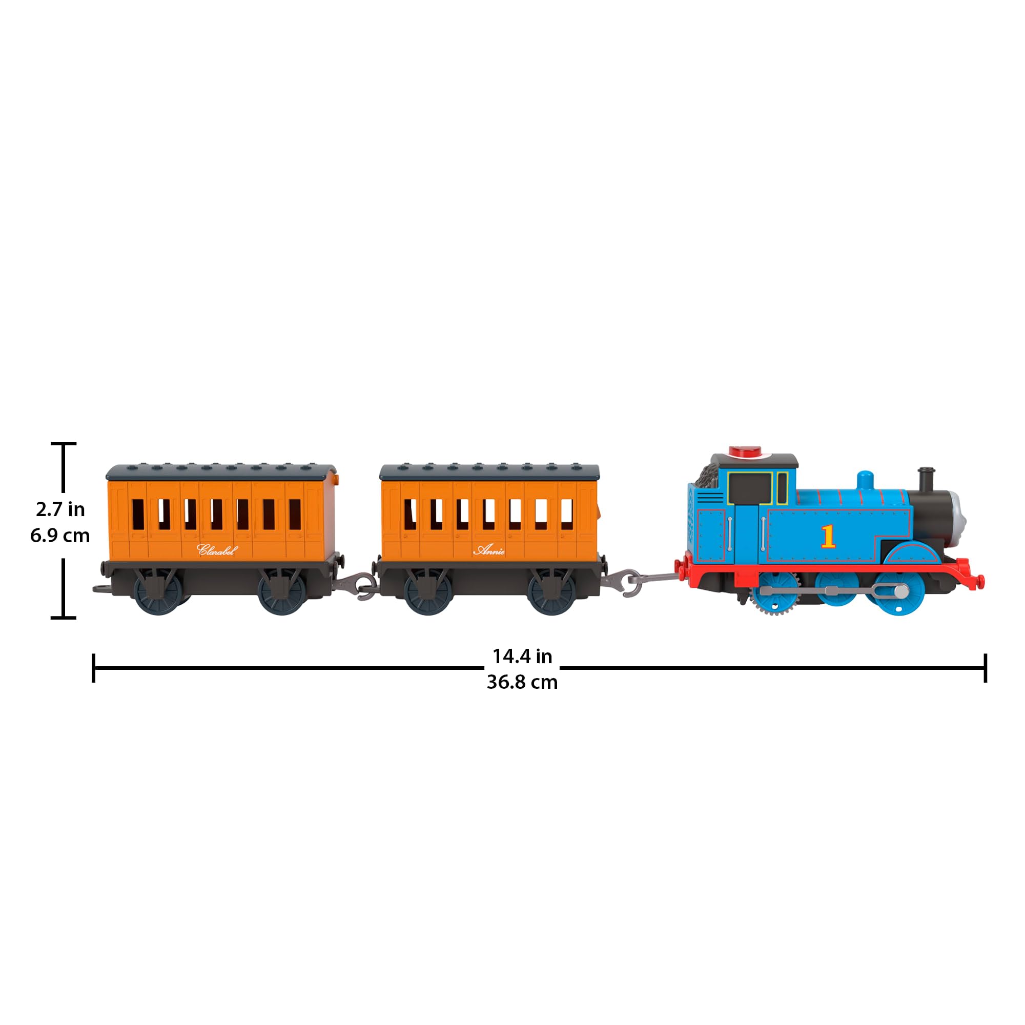 Thomas & Friends Motorized Talking Train Engine with Cargo Car - Multicolor