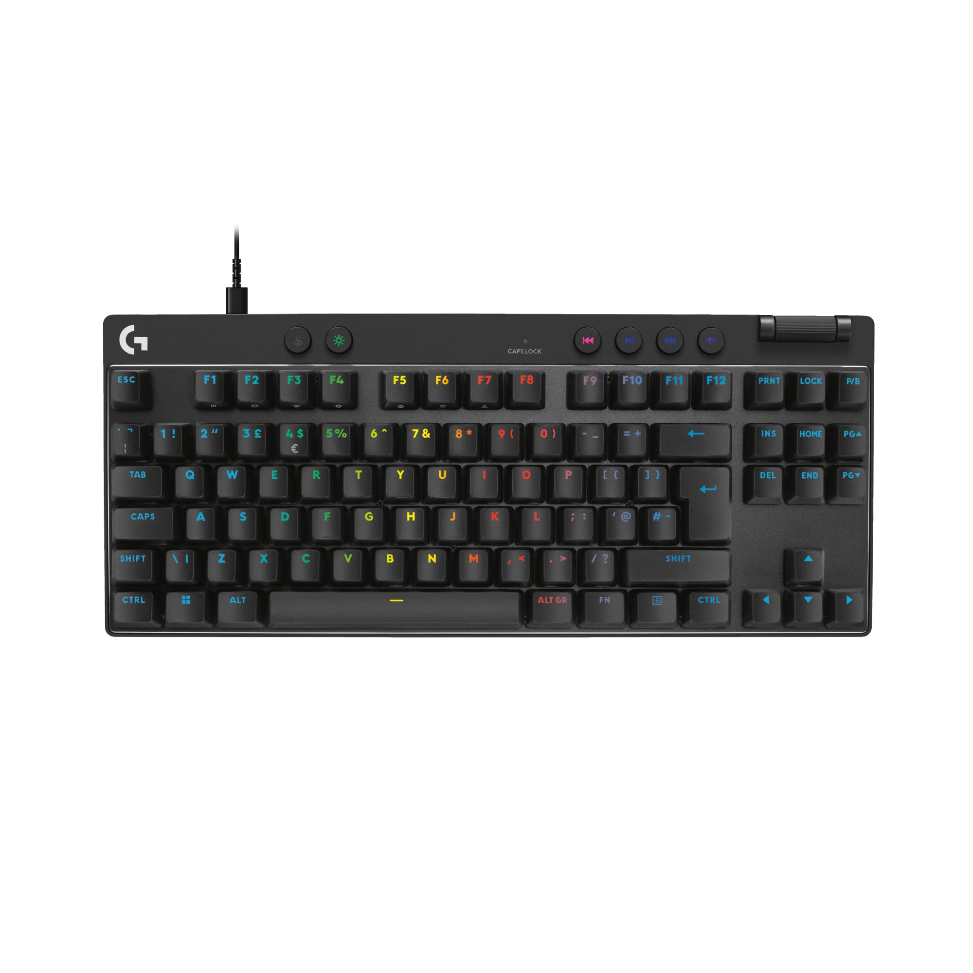 Logitech G PRO X TKL RAPID Gaming Keyboard - Magnetic Analog Switches, Rapid Trigger | Black | RGB