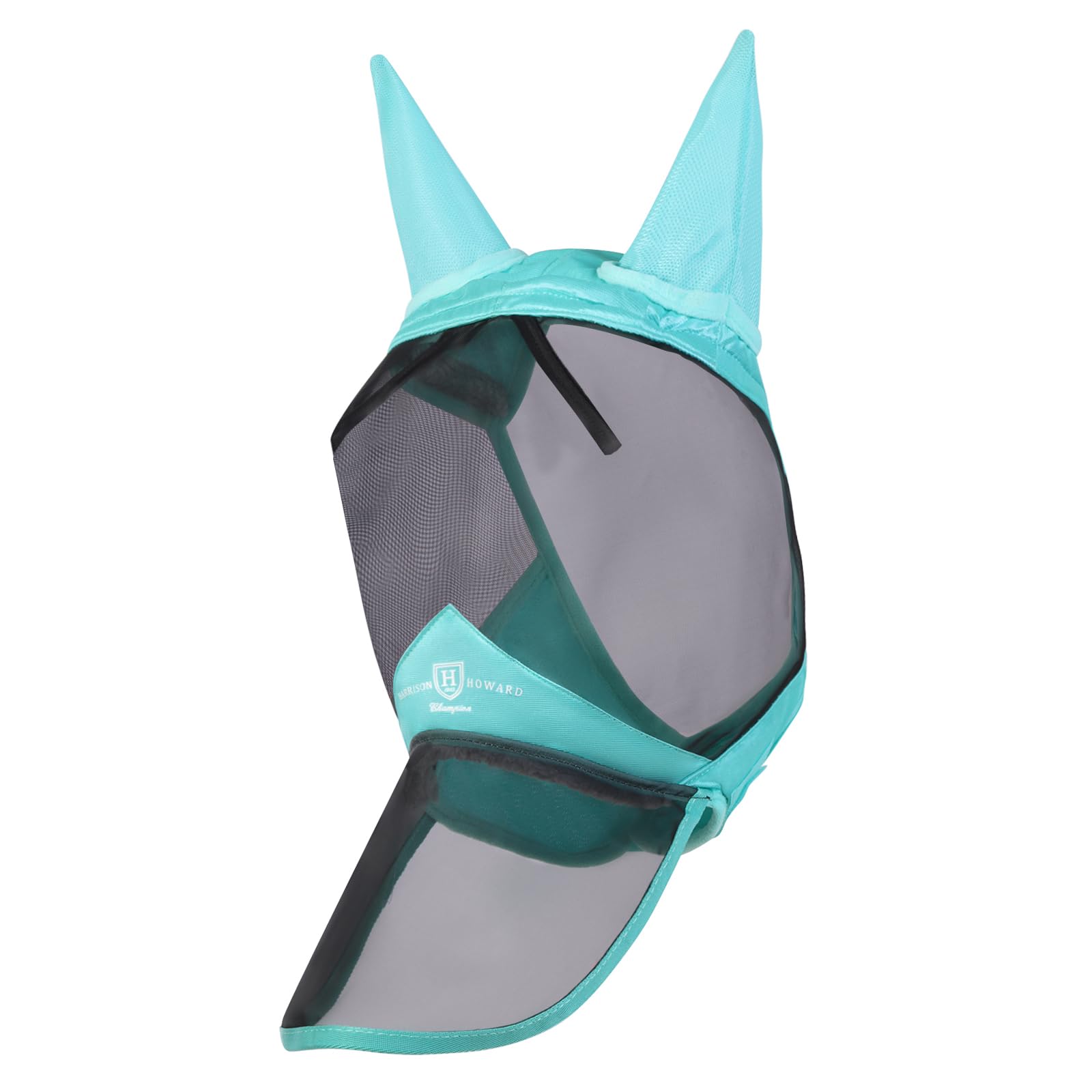 Harrison Howard CareMaster Pro Luminous Fly Mask - 60% UV Protection | Cob Size | Summer Mint 2