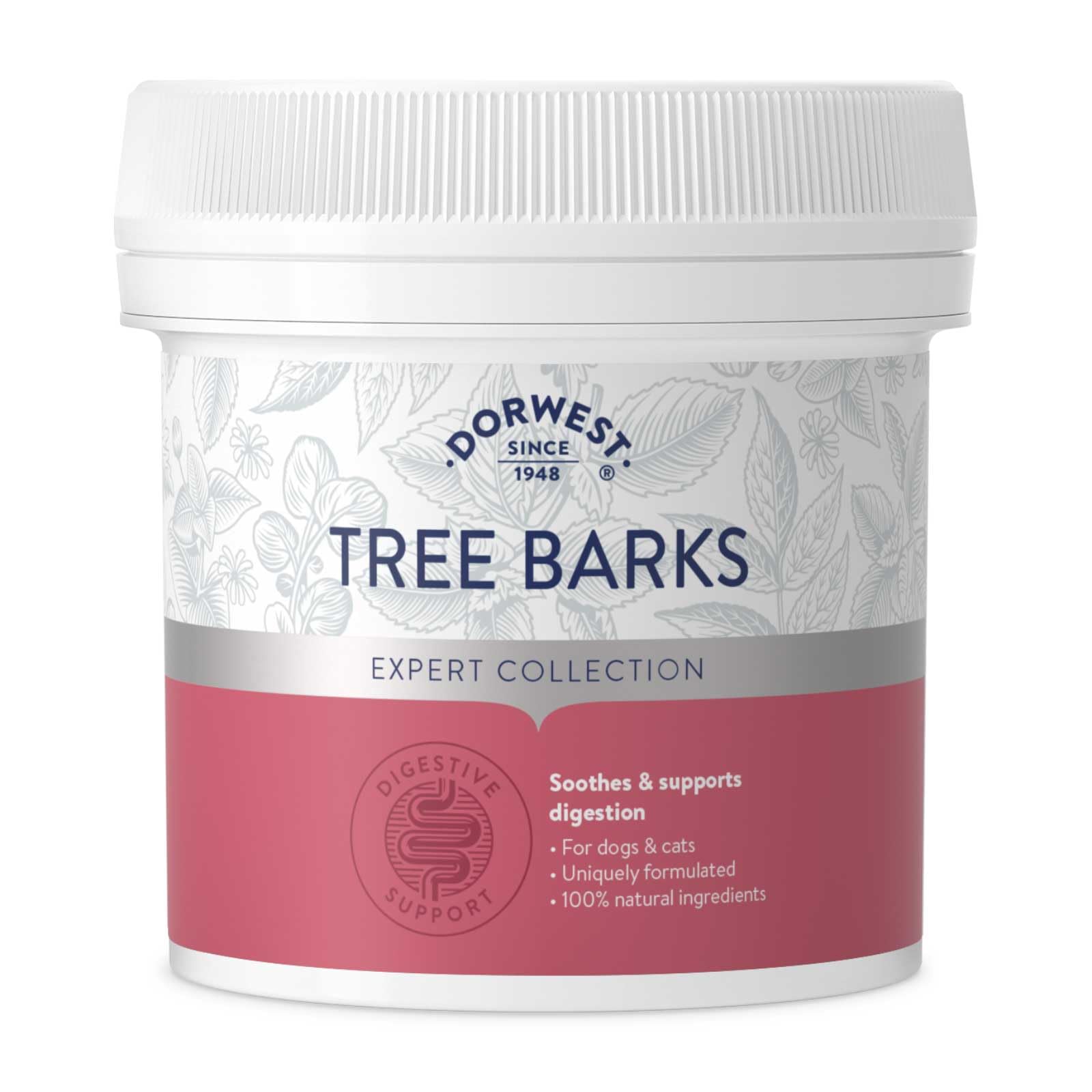 DORWEST HERBS Tree Barks Powder for Cats & Dogs - Digestive Soothing Support | 100g Powder