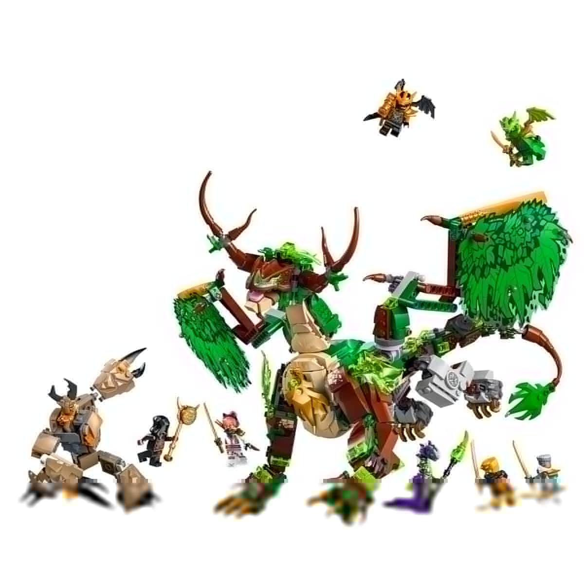 LEGO NINJAGO The Dragon of Life 71859 Building Set | 8 Minifigures | Ages 9+