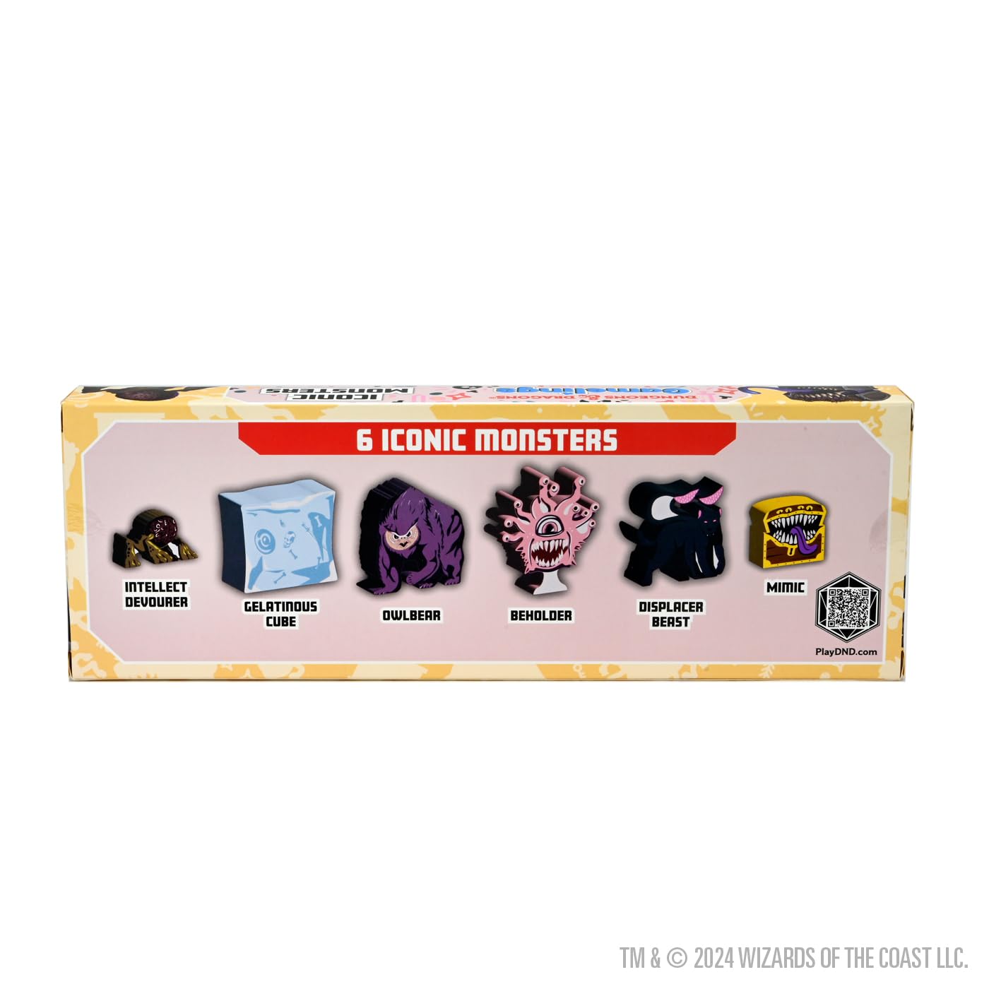 WizKids Dungeons & Dragons Gamelings: Iconic Monsters Wooden Tokens | 6 Count