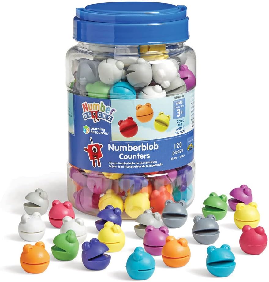 Learning Resources - Numberblocks Numberblob Counting Set Maths Counters for Kids