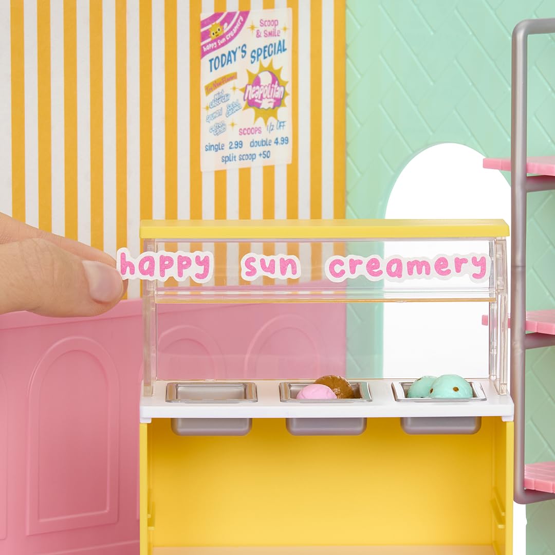 MGA's Miniverse Make It Mini Spaces Ice Cream Shop Building Set - DIY Craft Kit | Ages 8+ 5