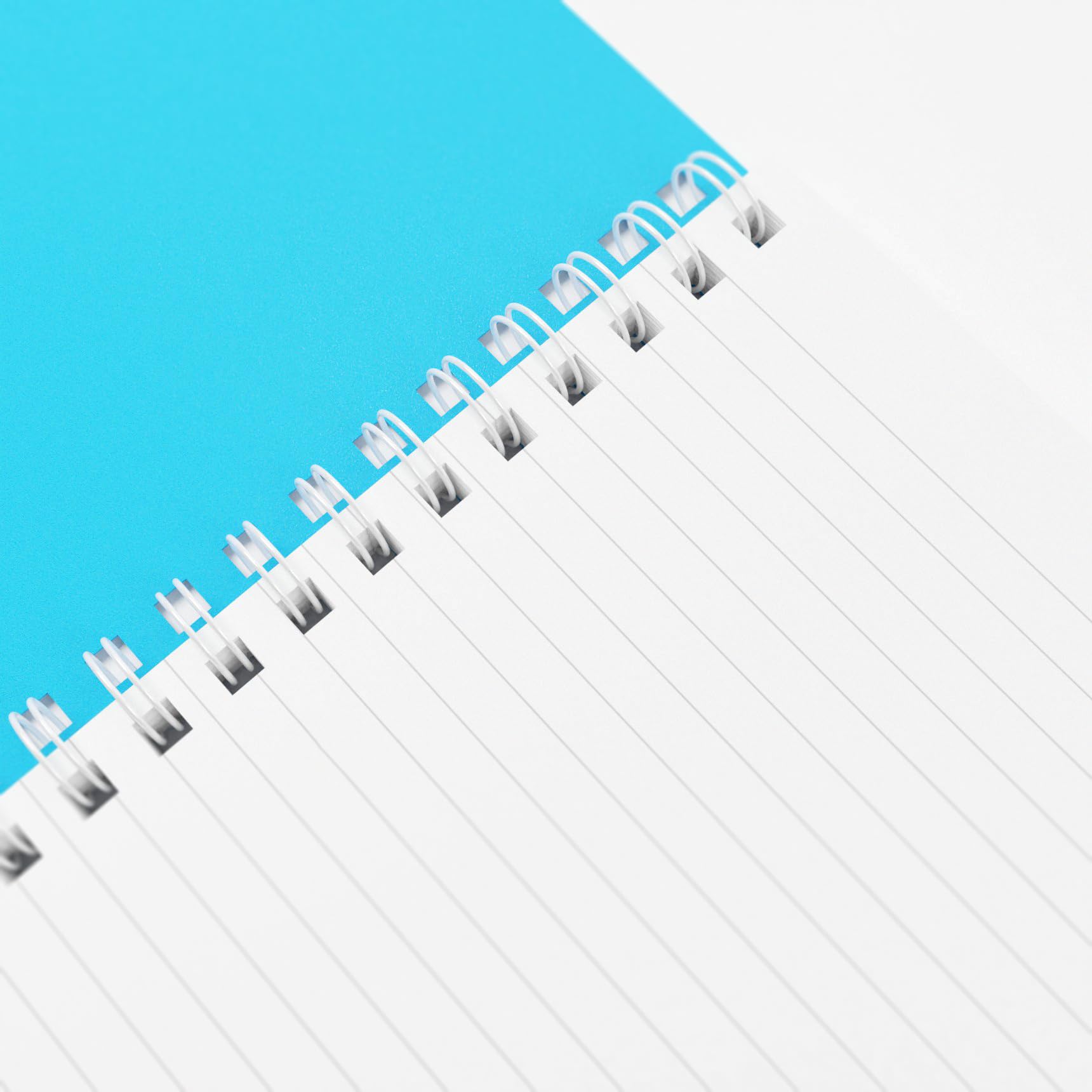 Silvine A6 Wirebound Notebooks - 160 Pages Ruled Paper, 60gsm | Pack of 10 Assorted Colours 6