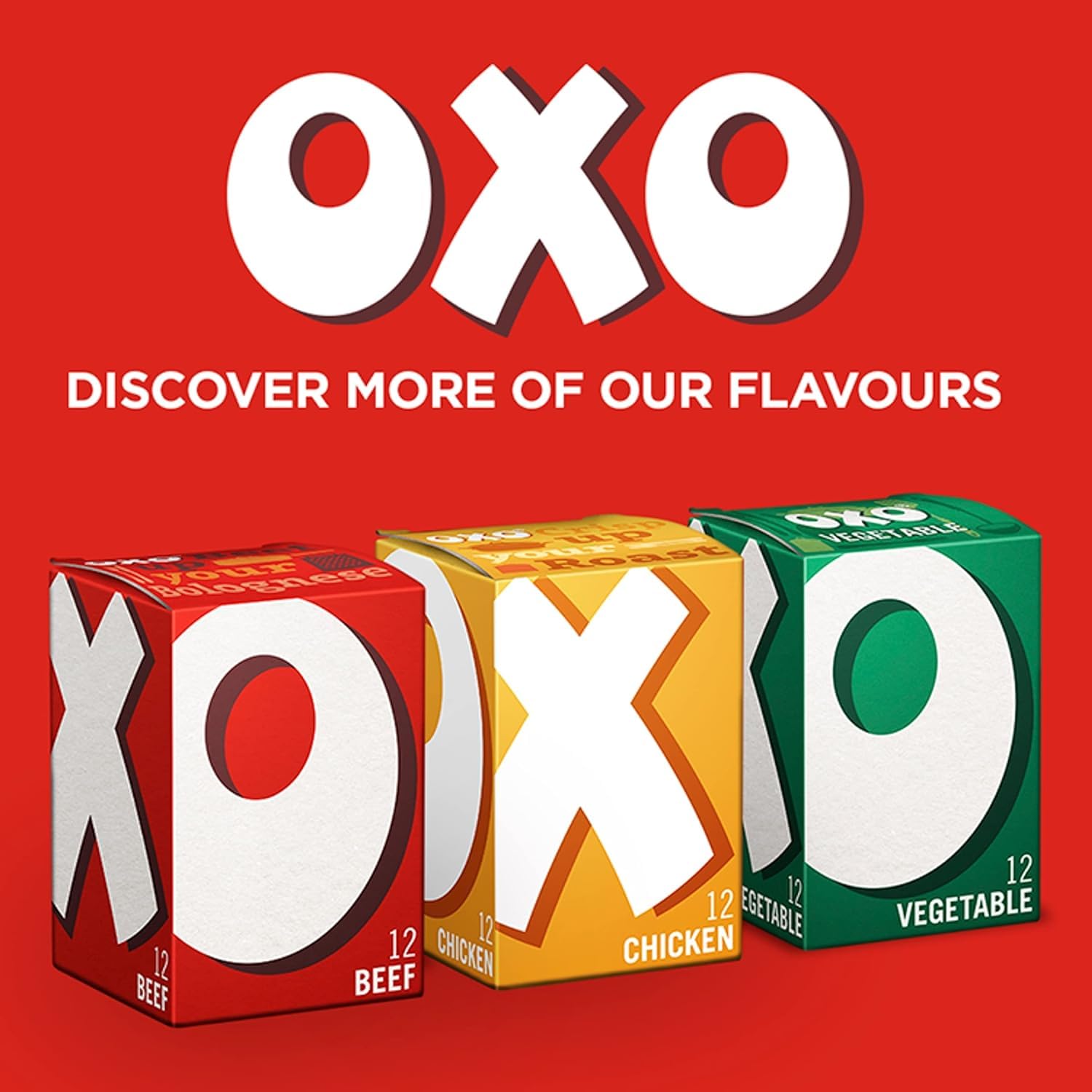 OXO Beef Stock Cubes - Rich & Savoury Flavour | 24 Cubes | 142g 6