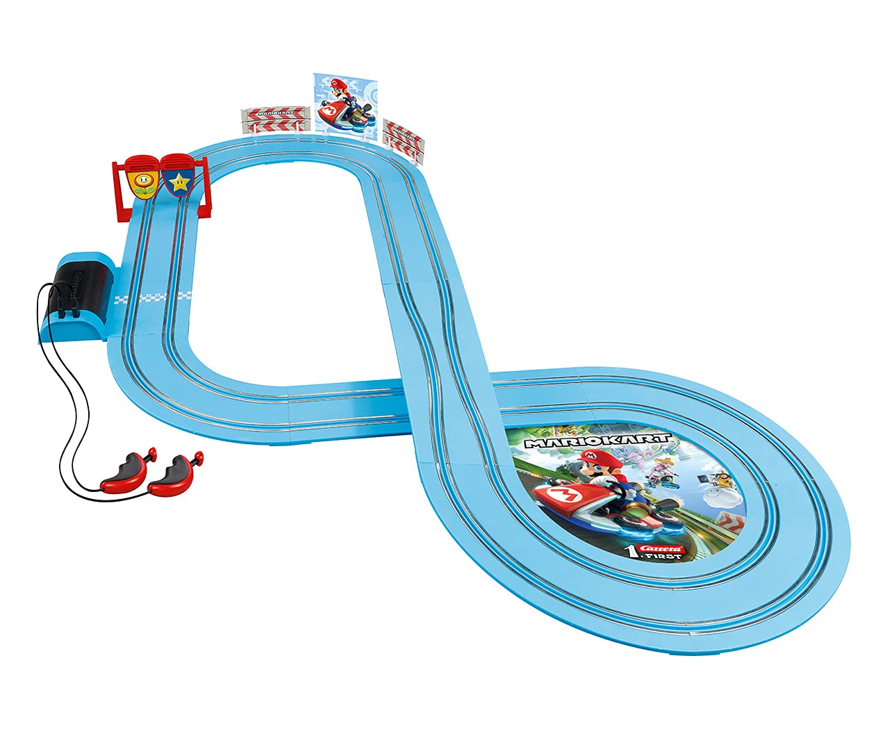 Carrera Mario Kart Slot Car Track Set - 2.9m Track | Ages 3+ | Up to 2 Drivers 3
