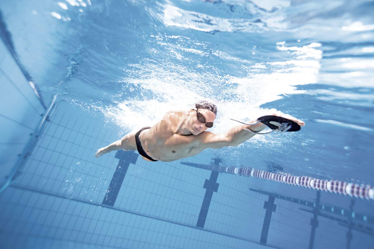 Arena Elite Handpaddel – Schwimmtrainingshilfe für Schlagtechnik und Kraft, groß, rosa