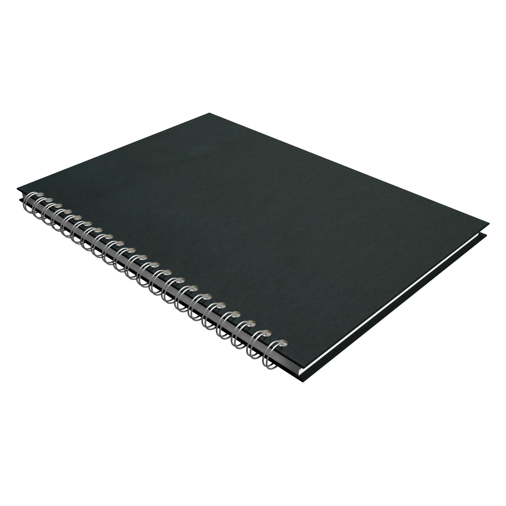 Pink Pig A4 Portrait Wirebound Sketchbook | 150 gsm Acid Free Cartridge Paper | 35 Leaves | Black Cover 3