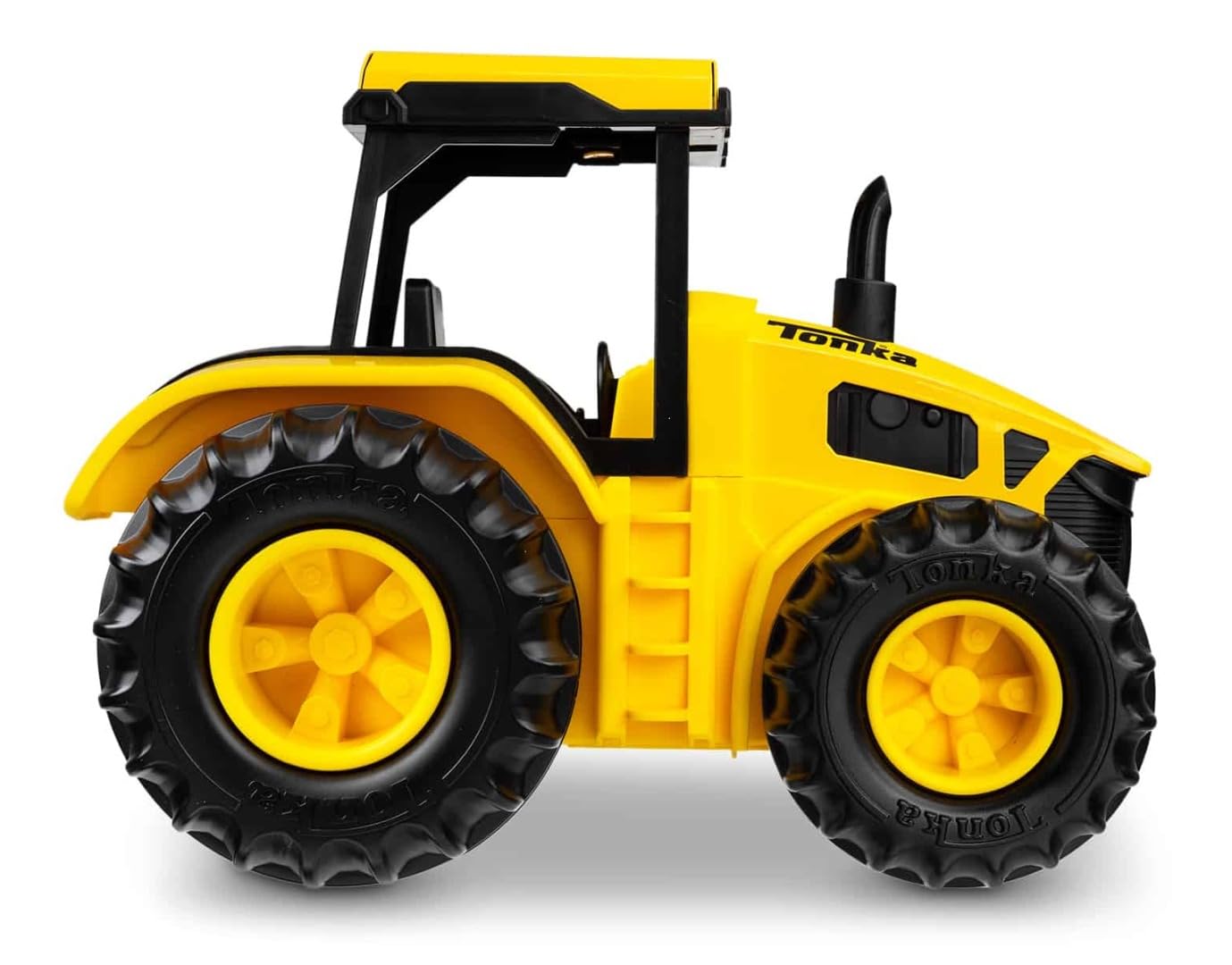 Basic Fun Tonka Steel Classics Farm Tractor Toy | Cold-Rolled Steel | Ages 3+ | Yellow